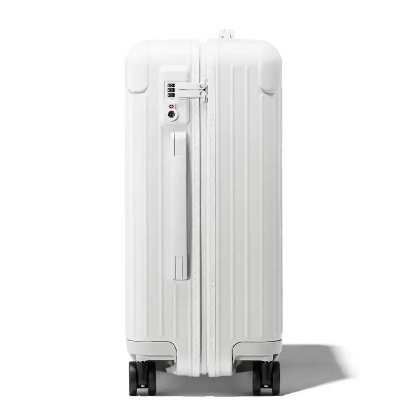 Black White Suitcase Travel Lightweight