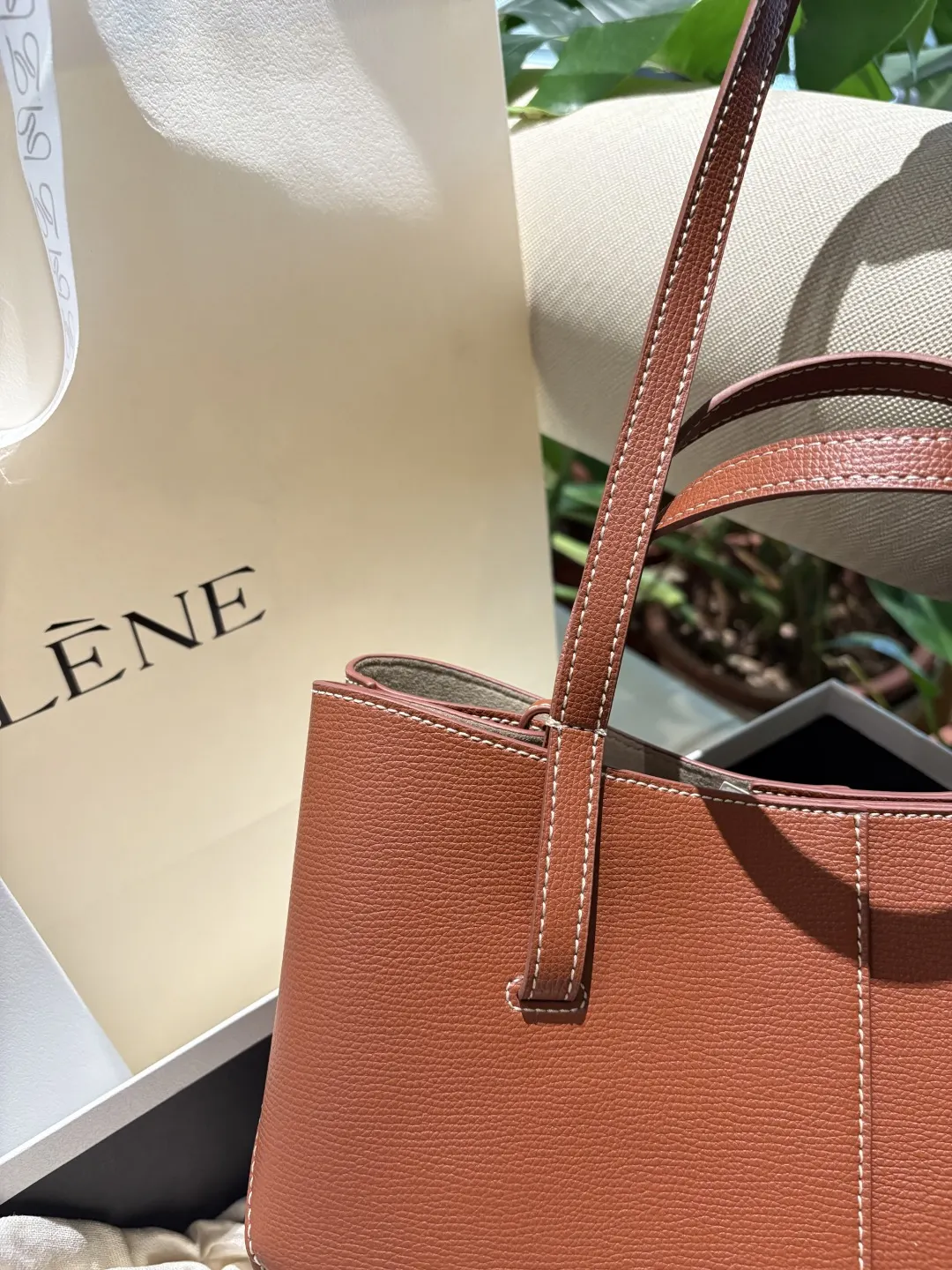 皮革 高 POLENE｜波灵恩 Cyme 托特包 以波 大容量托特款