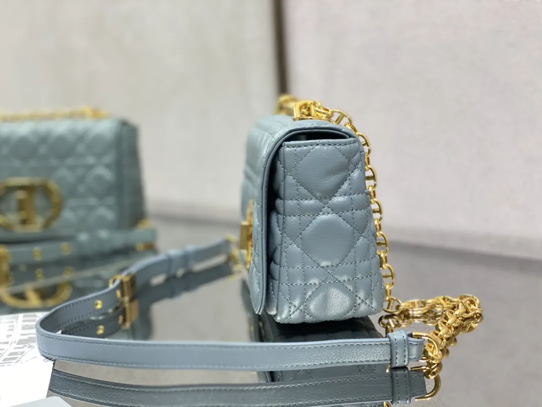 Dior Caro Leather Handbag Image 6 Dior Caro Leather Handbag Image 6