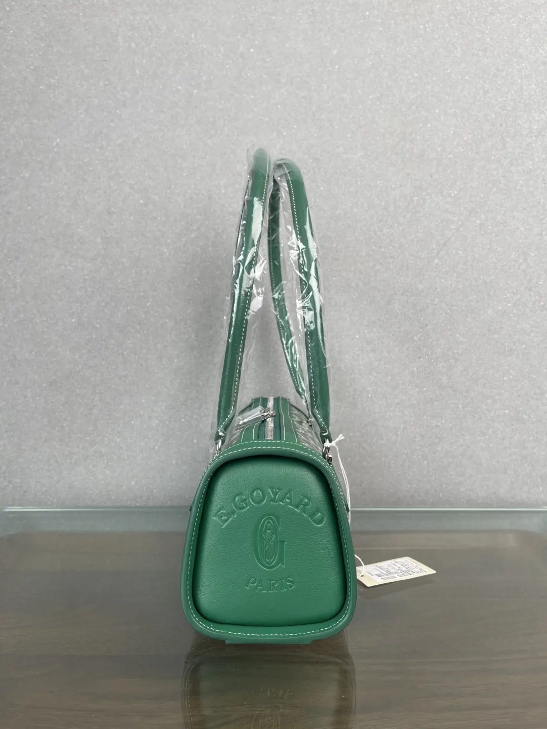 Goyard 藍色 小牛皮 腋下包 復古腋下背款
