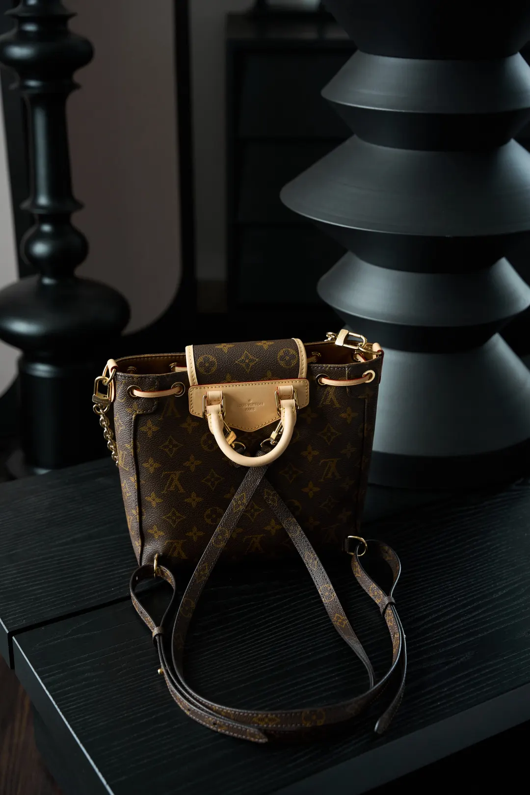 Monogram Backpack Leather Image 9 Monogram Backpack Leather Image 9