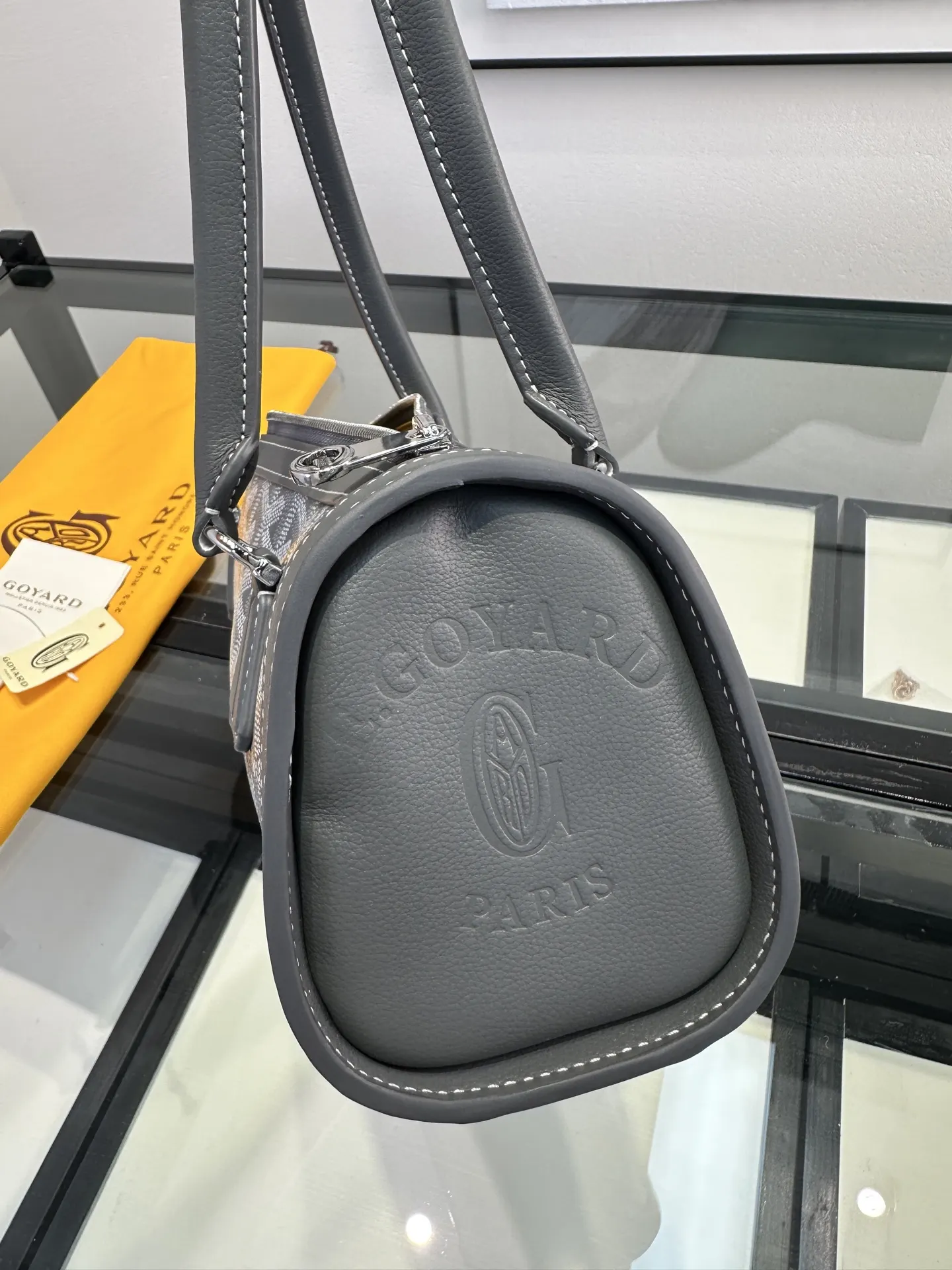 Goyard 灰色 手提随性 腋下时髦 轻松适 通勤约会各种场合 腋下包 复古腋下背款