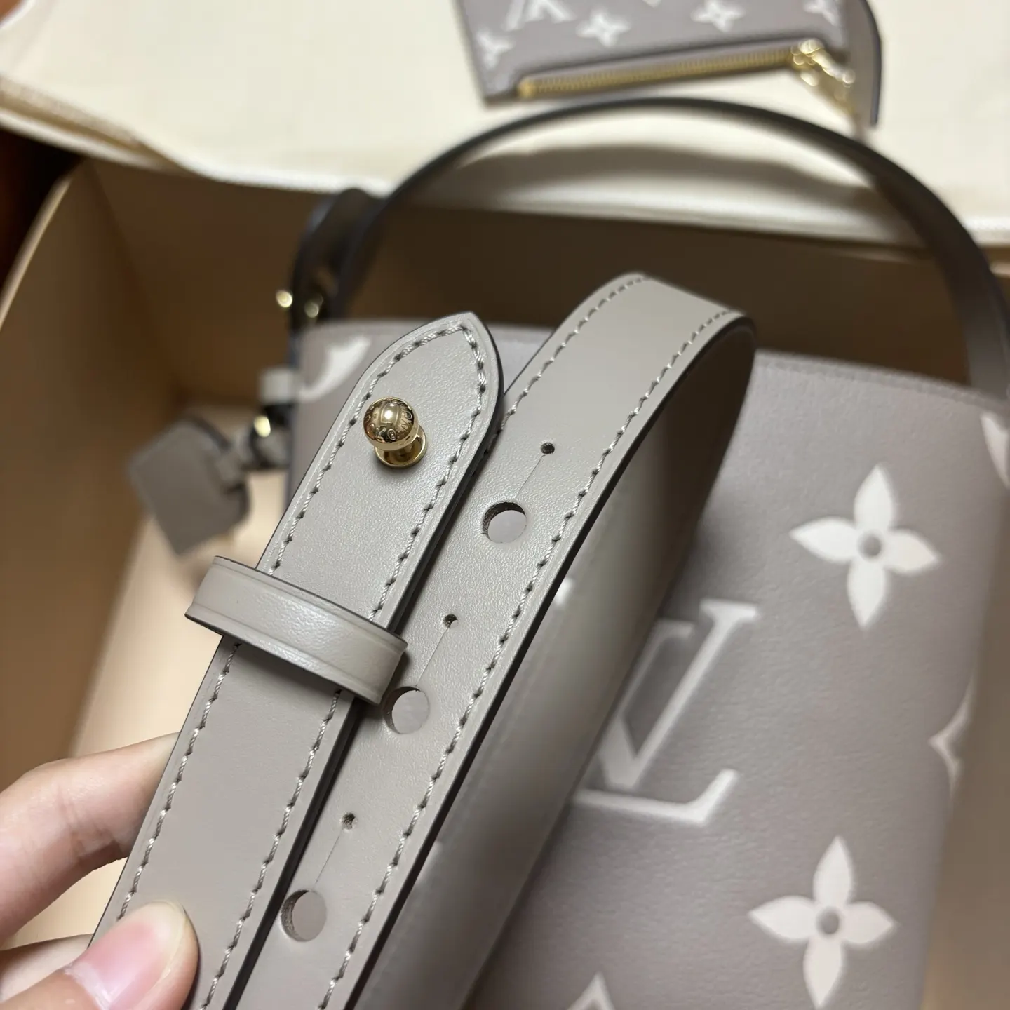 Gray Bucket Bag Casual