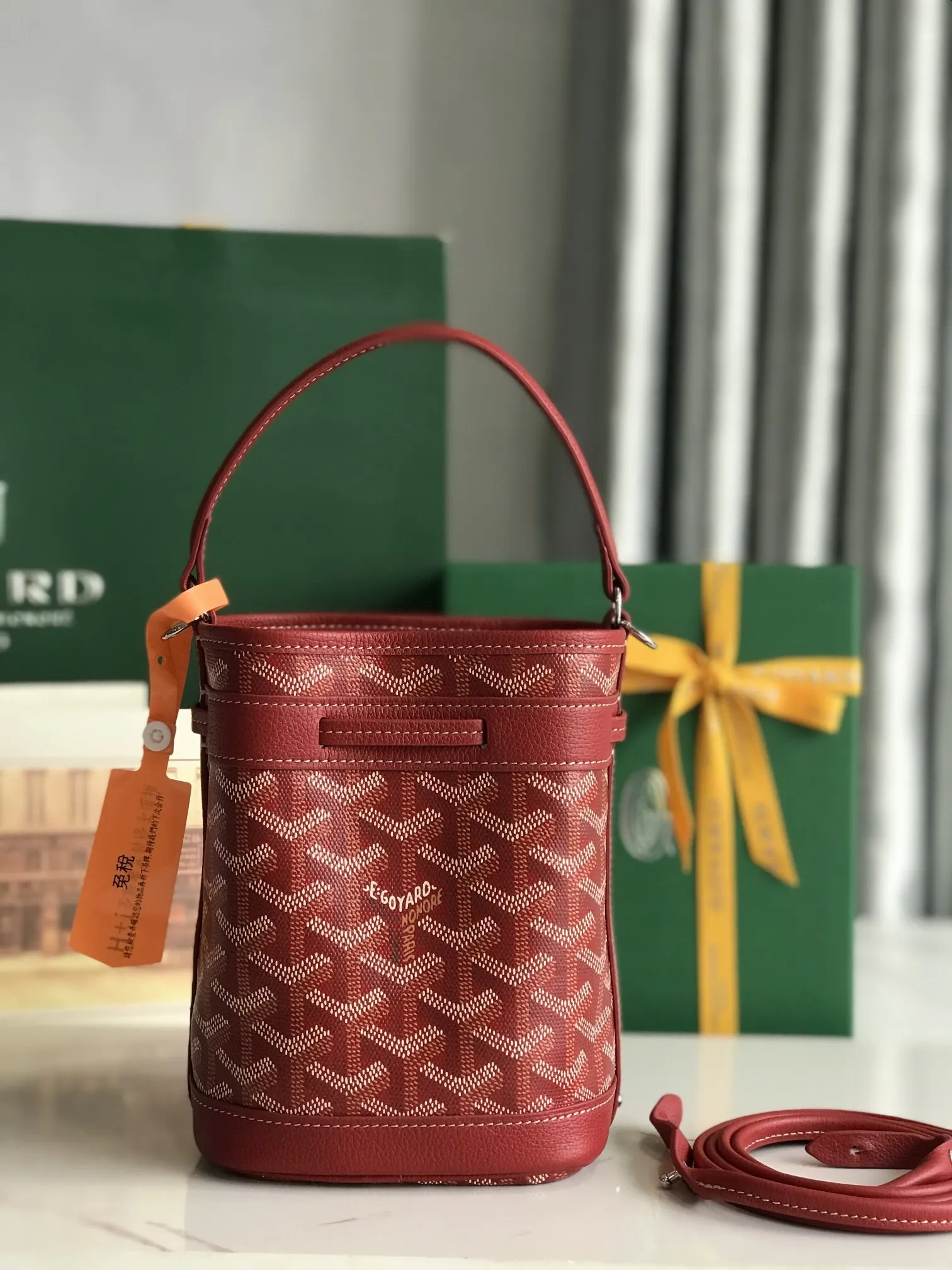 Goyard 皮革 × ×鼎鼎戈雅 水桶包 休闲水桶款