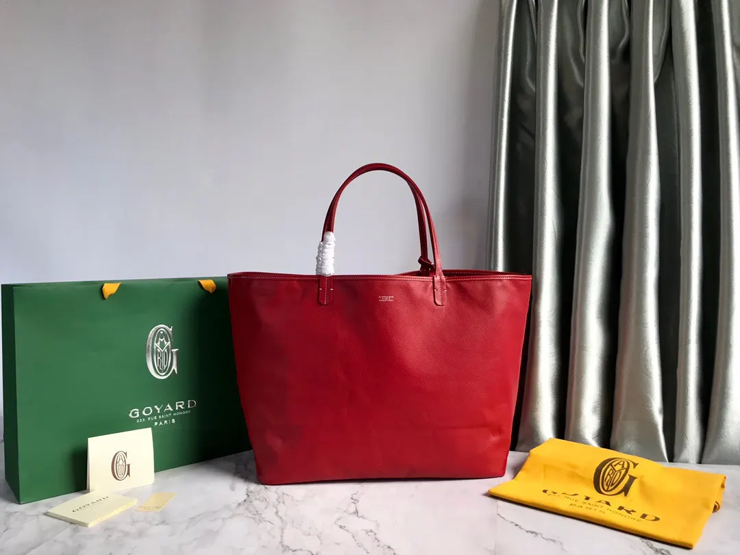 Goyard 白色 深蓝 小牛皮 托特包 大容量托特款