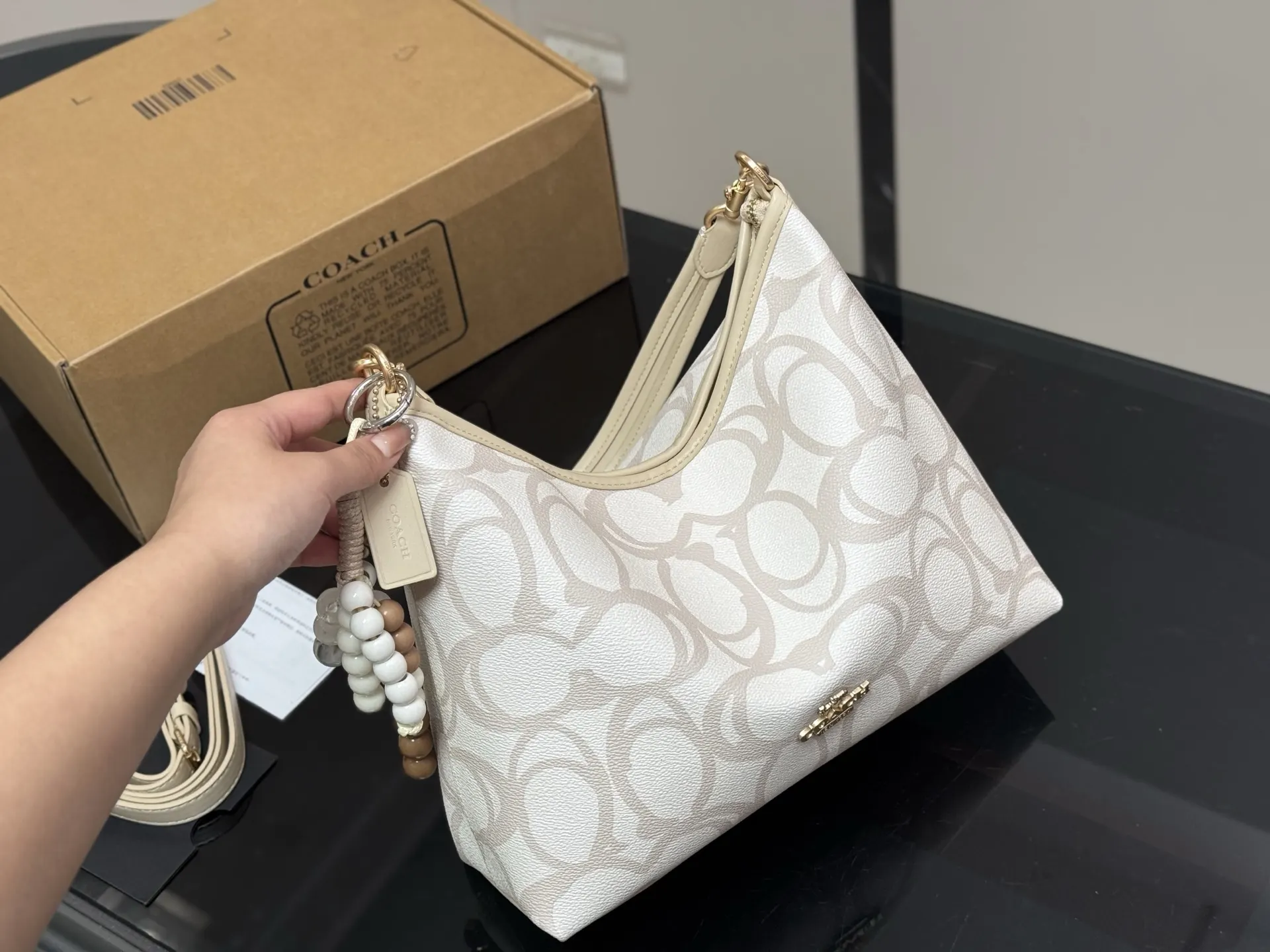 Coach Hobo 盒 laurel 腋下包 复古腋下背款