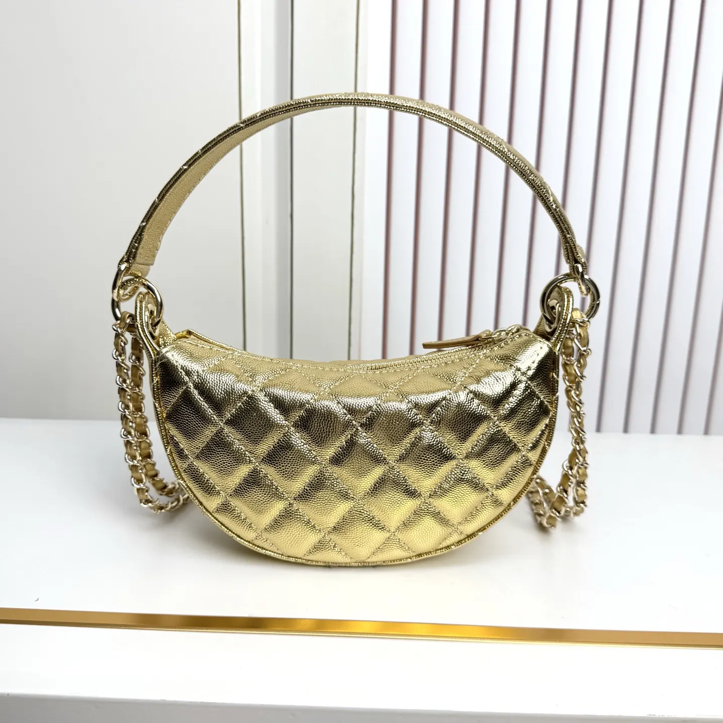Gold Crossbody Bag Lightweight Versatile