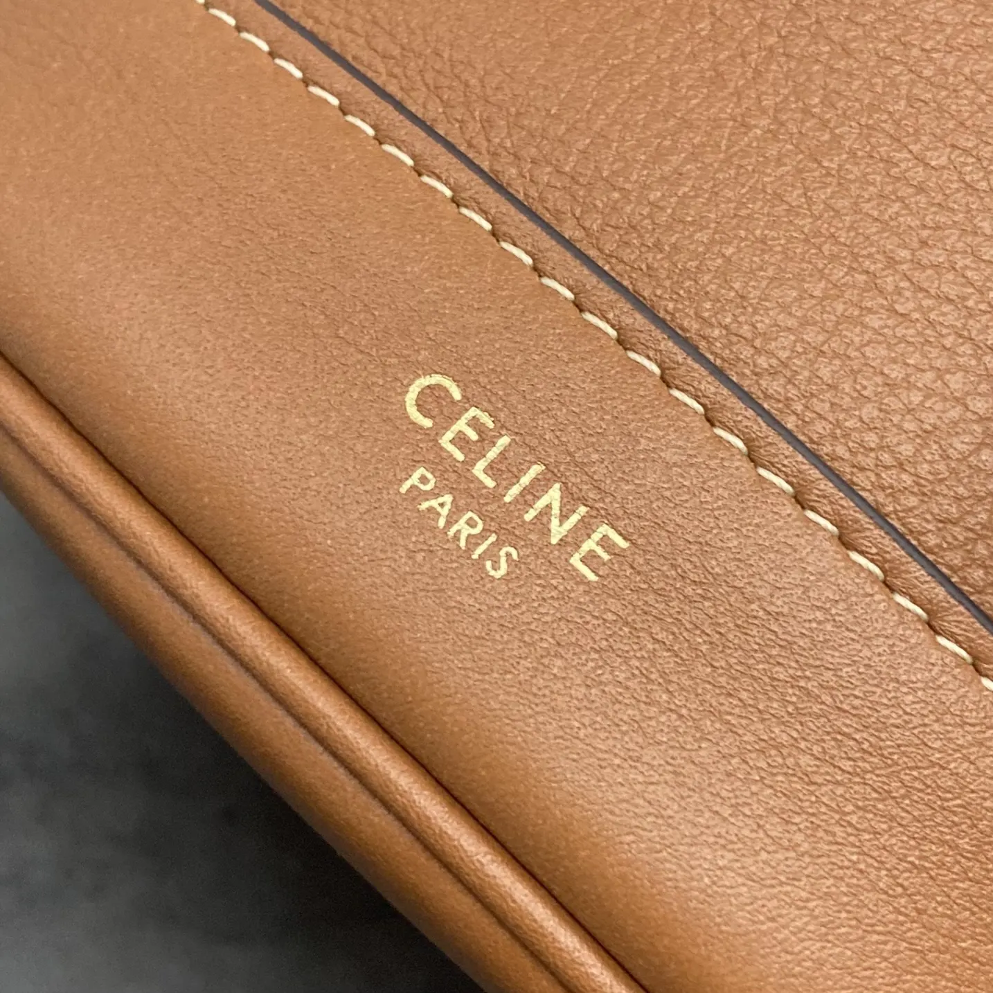 Brown Gold Bucket Bag Casual Premium Image 9 Brown Gold Bucket Bag Casual Premium Image 9