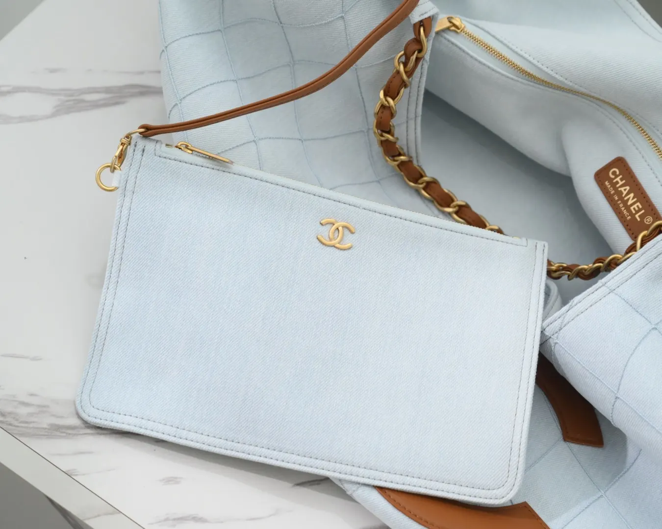Blue Tote Bag