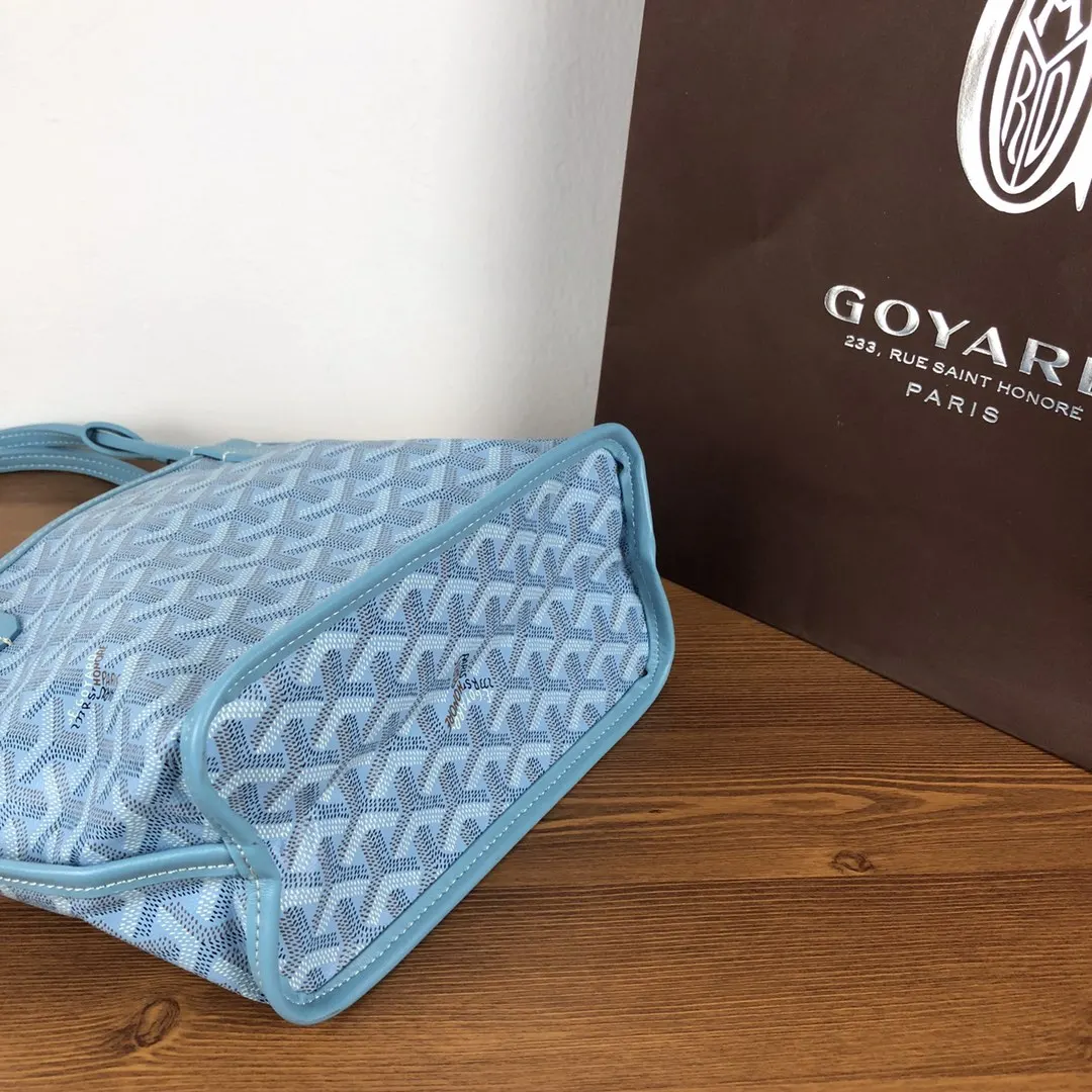 Goyard 双面对花mini购物袋多色低调又經典的Y字花纹 非常 旅行袋 大容量旅行款