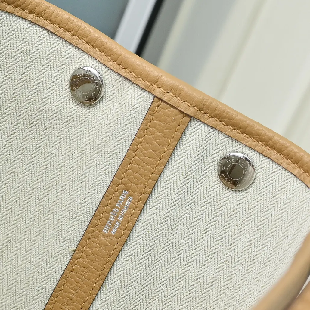 Hermès Garden Party 拼色 Togo牛皮 托特包