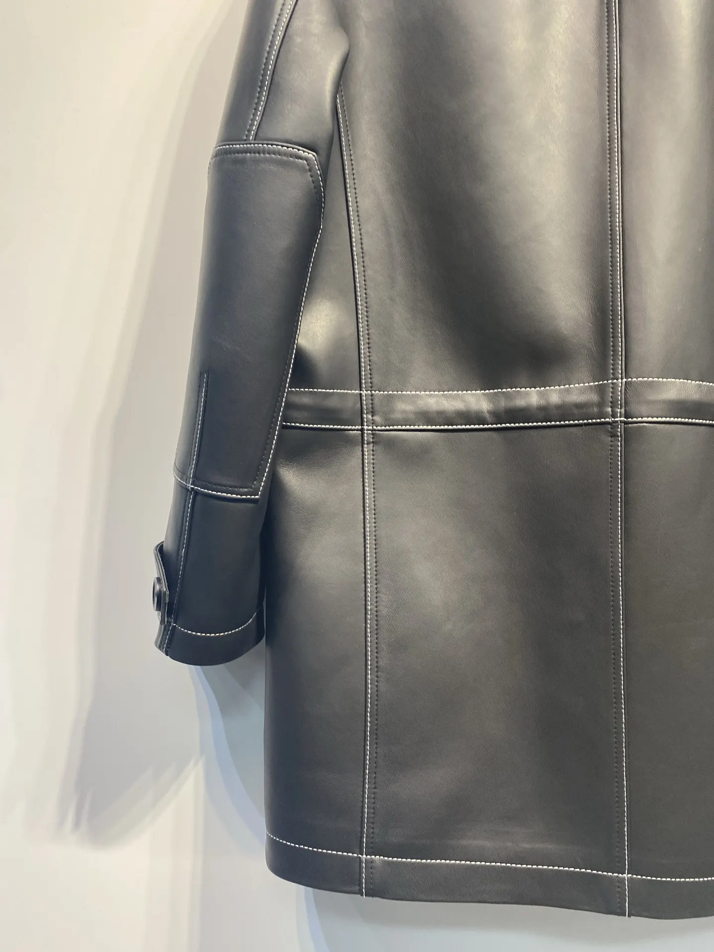 Hermès 白色 羊皮 外套 高级休闲