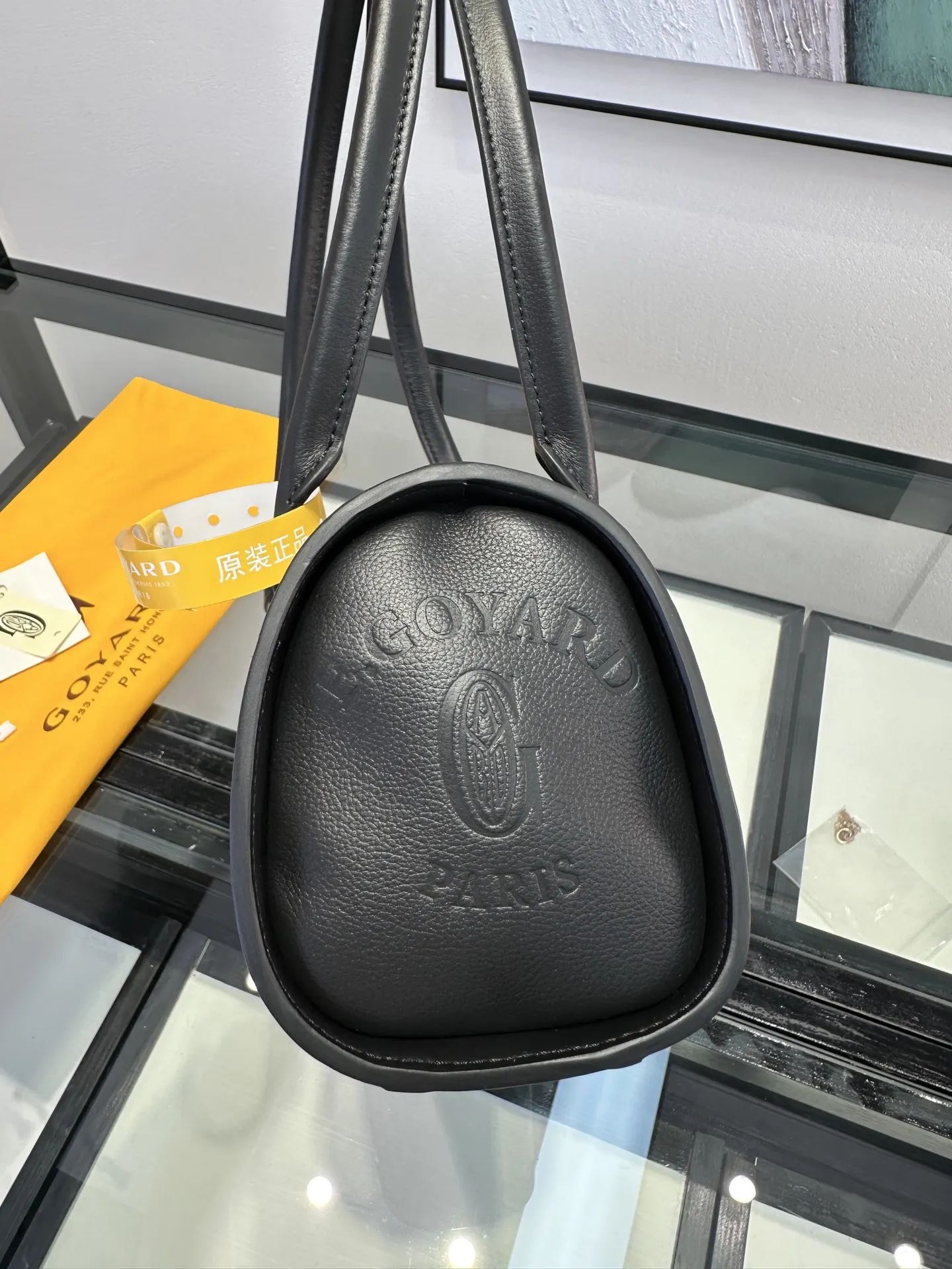 Goyard 黑色 手提随性 腋下时髦 轻松适 通勤约会各种场合 腋下包 复古腋下背款
