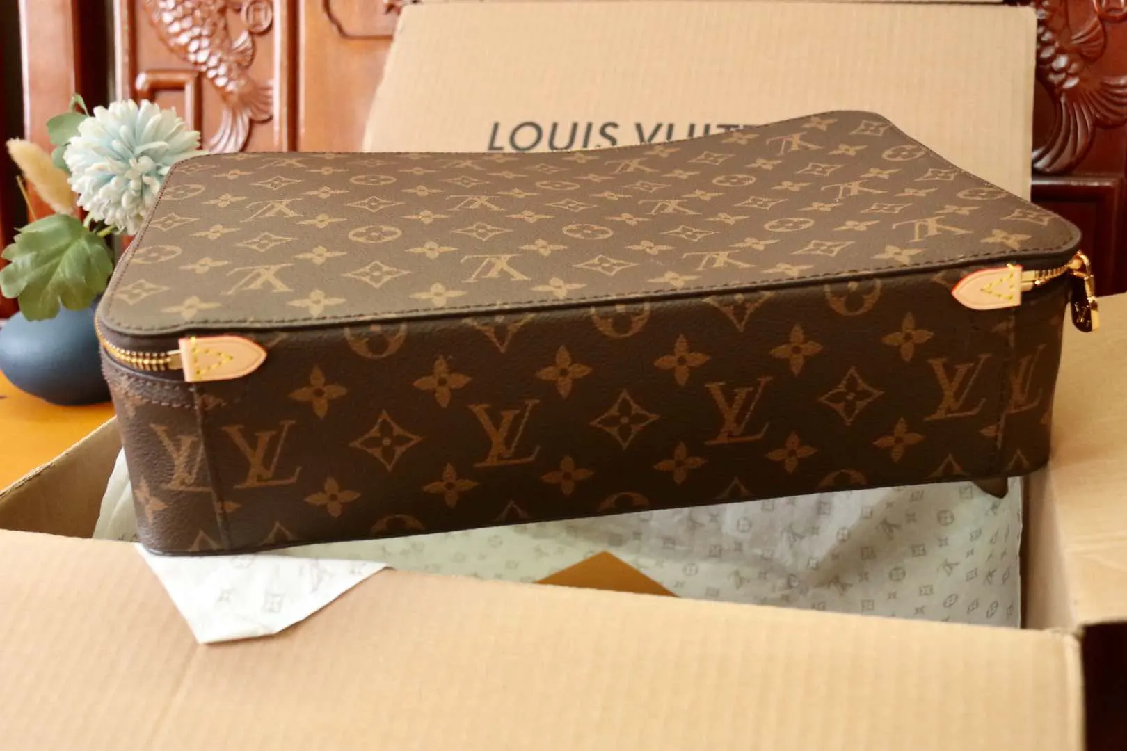 Damier 化妆包 便携收纳款