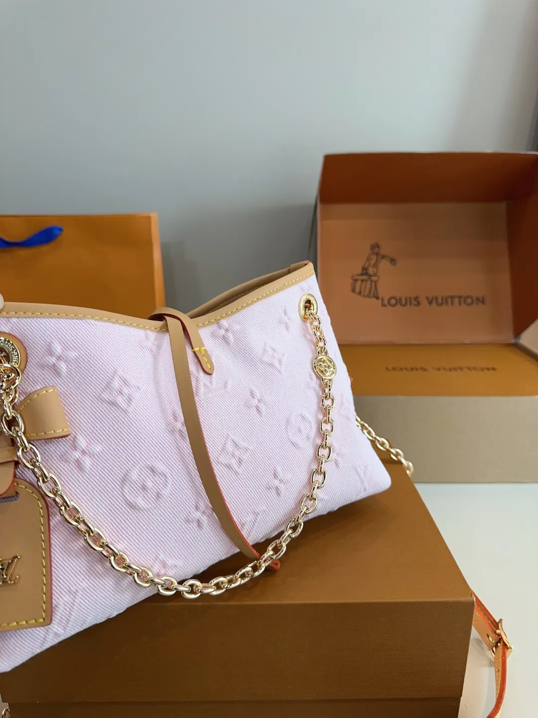 LV CarryAll 最强者CarryAll 可爱休闲 斜挎包 轻便斜挎款