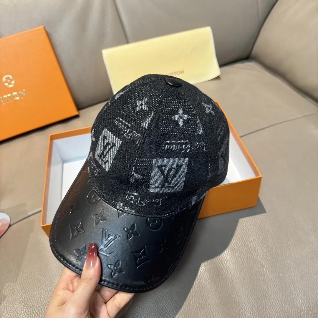 LV 牛皮 棒球帽 日常休闲款
