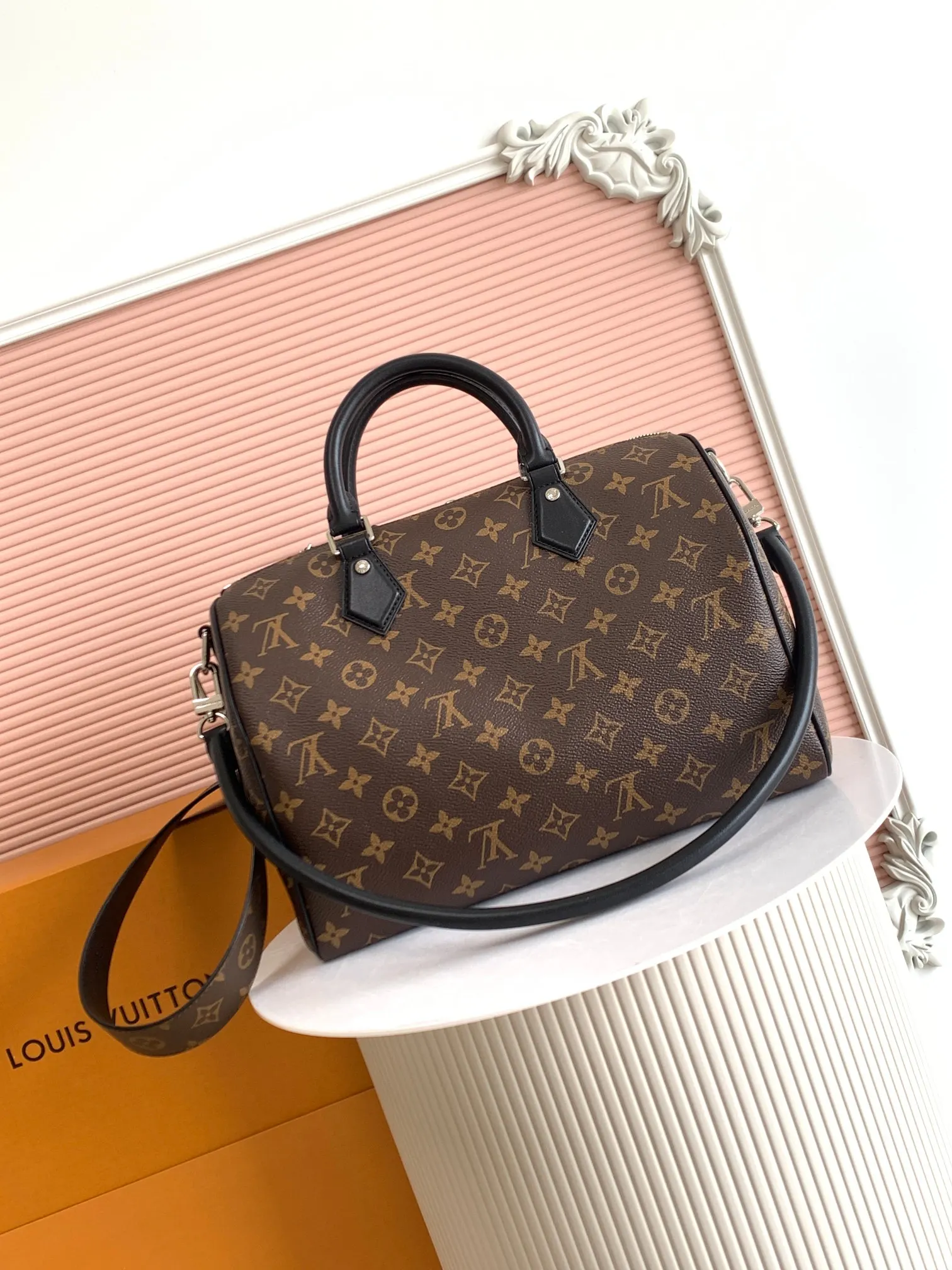 Monogram Chain Bag Canvas