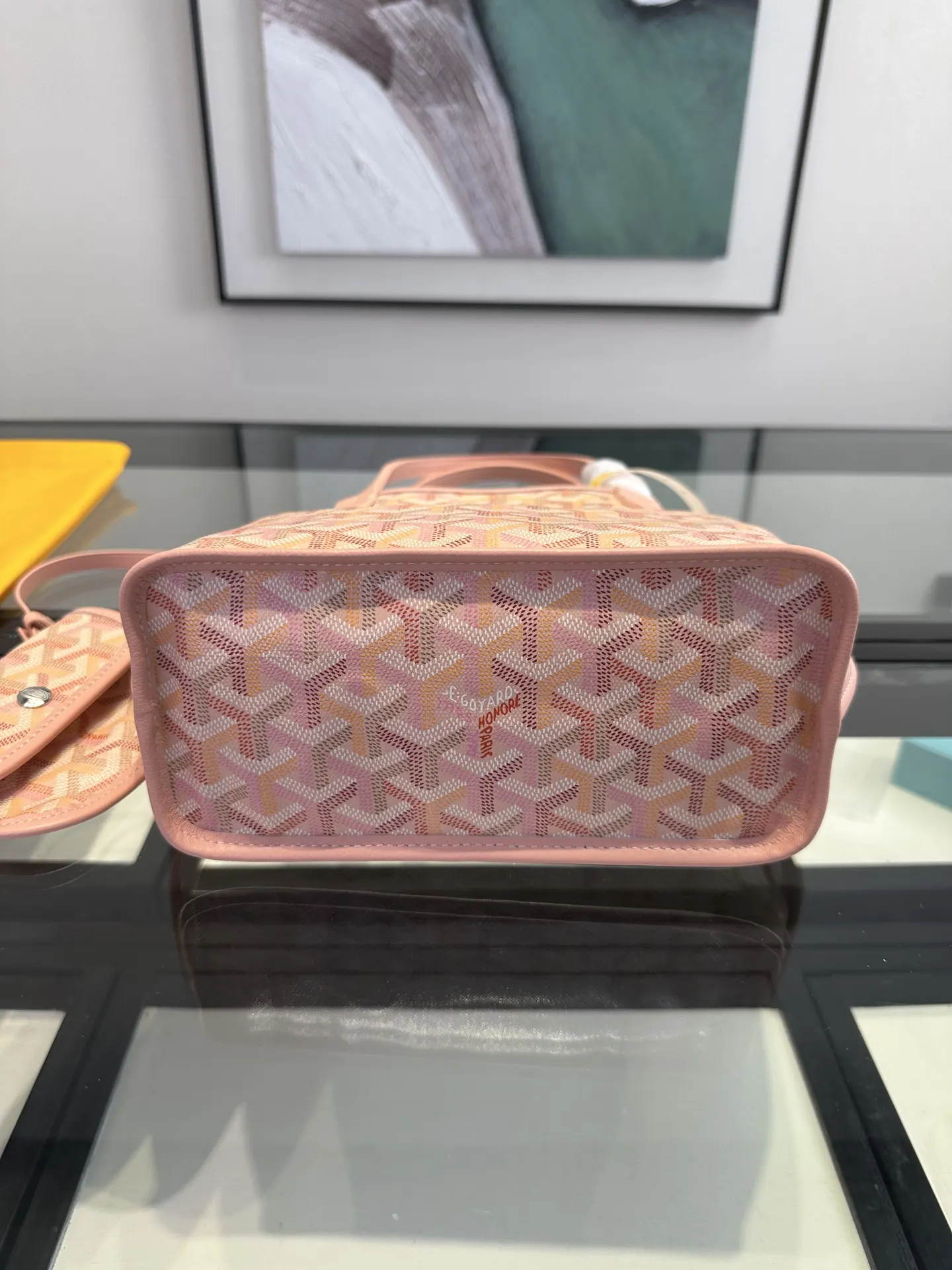 Goyard 小牛皮 戈雅 菜篮子 Anjou mini托特 双面使用 樱 托特包 大容量托特款