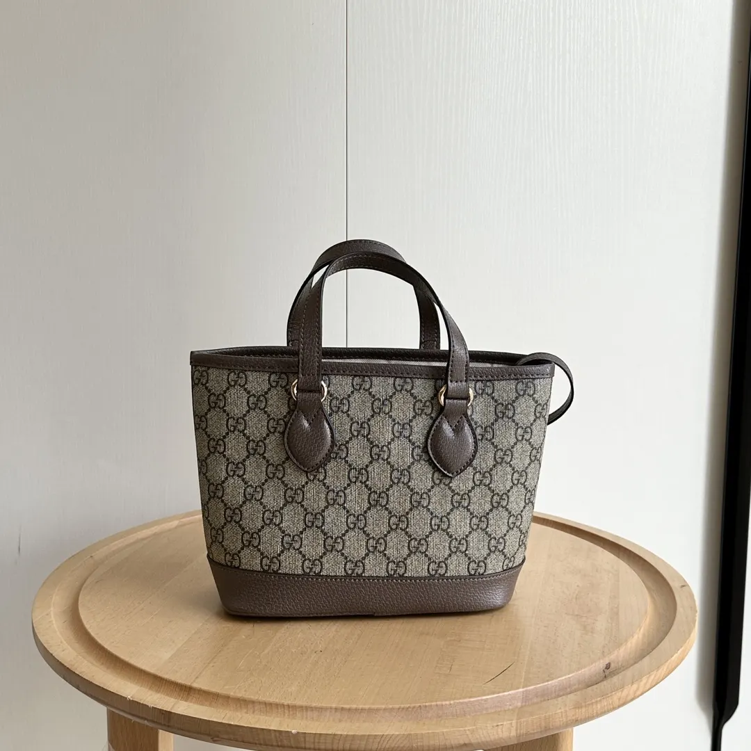 Gucci GG Supreme Ophidia 老花托特包 手提單肩
