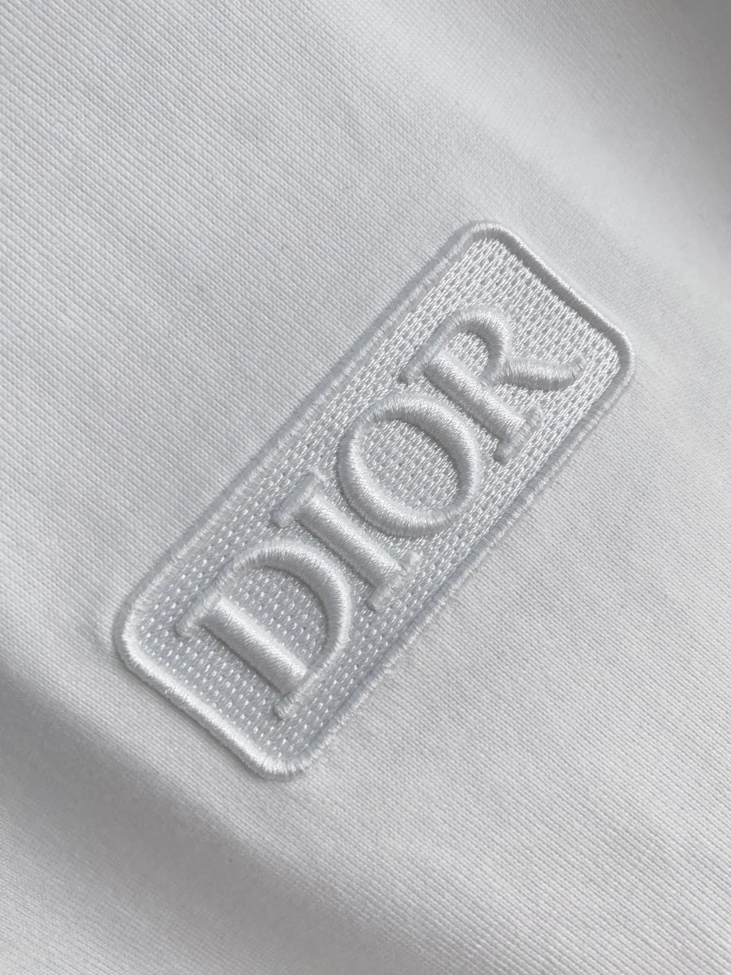 Dior 白色简约短袖T恤 休闲通勤款