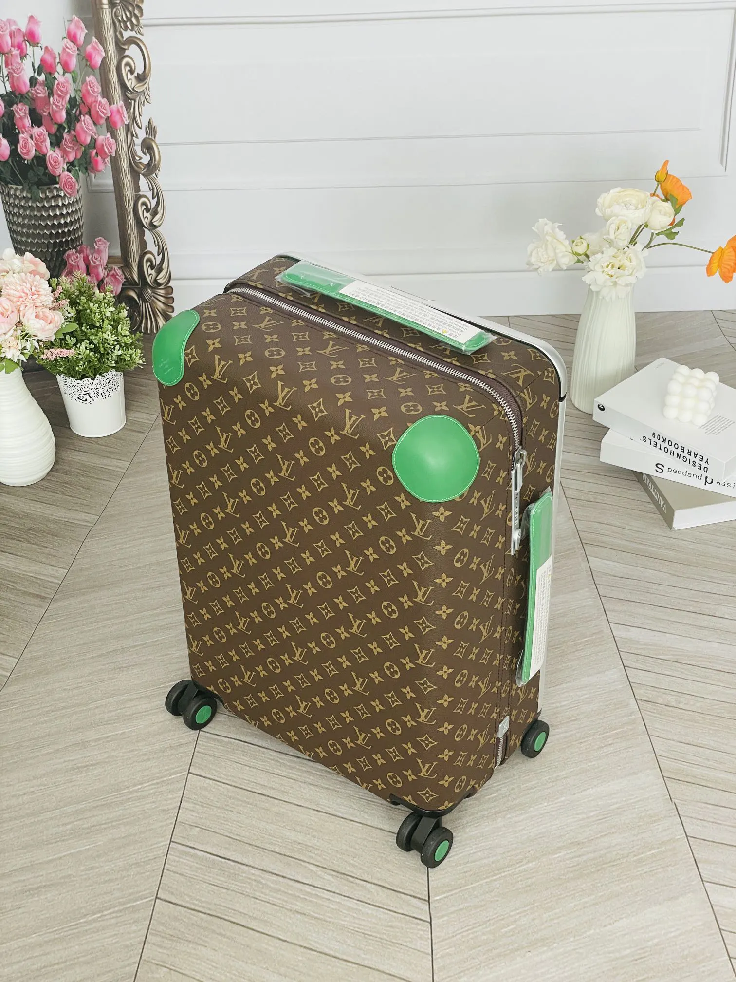 LV 老花 帆布 行李箱 旅行拉杆款 輕便出行款