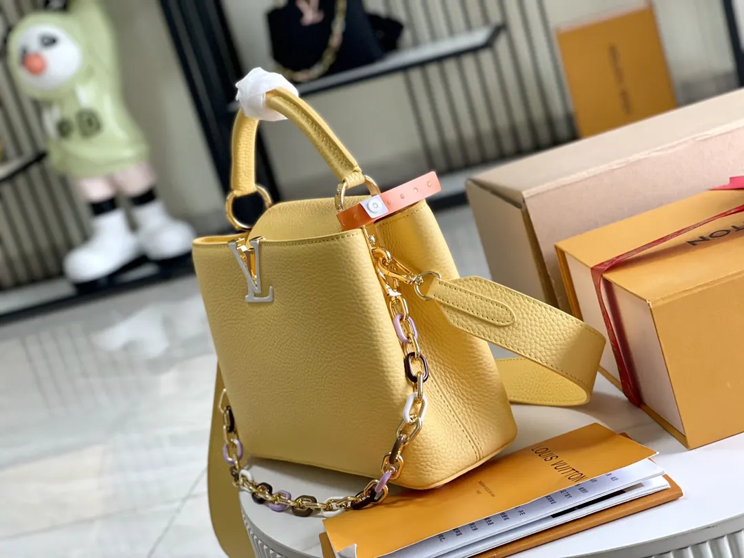 Yellow Chain Bag