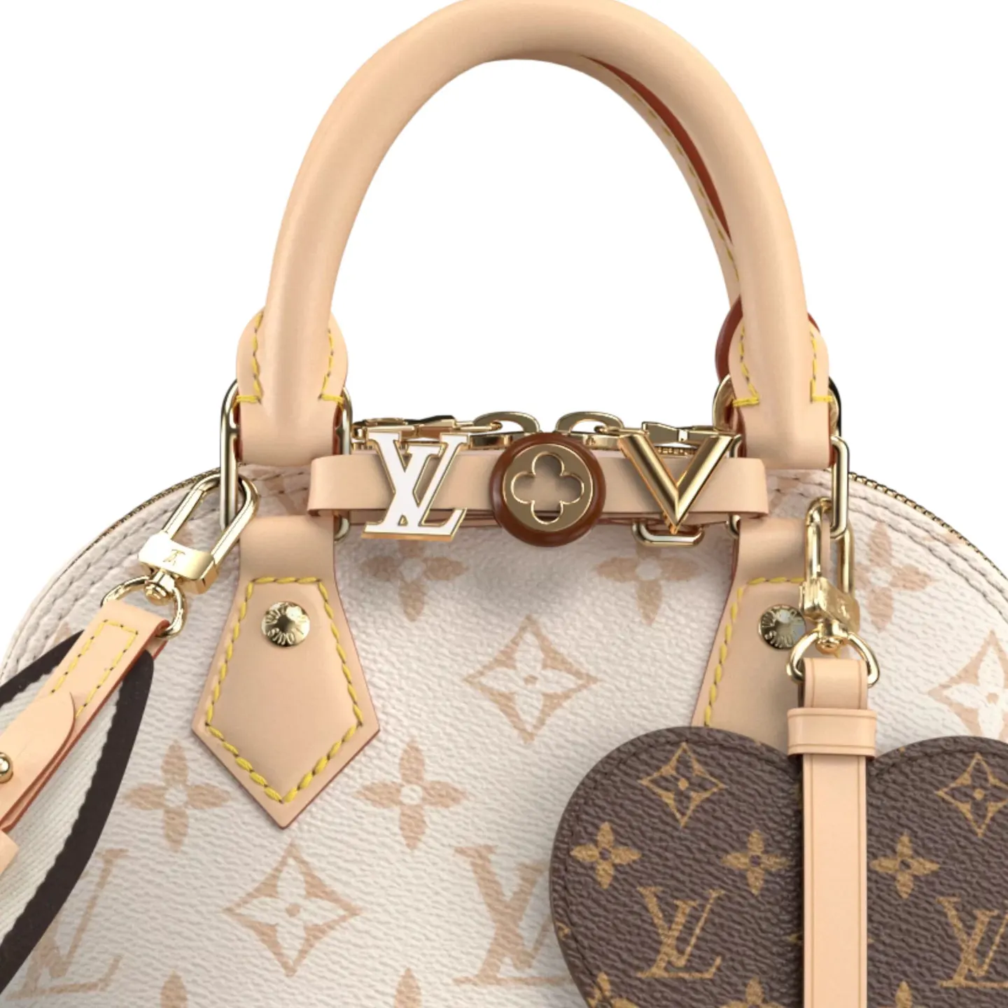 LV Alma 白色老花贝壳包 迷你款｜ORBUYBAG 岚奢包高端时尚精品