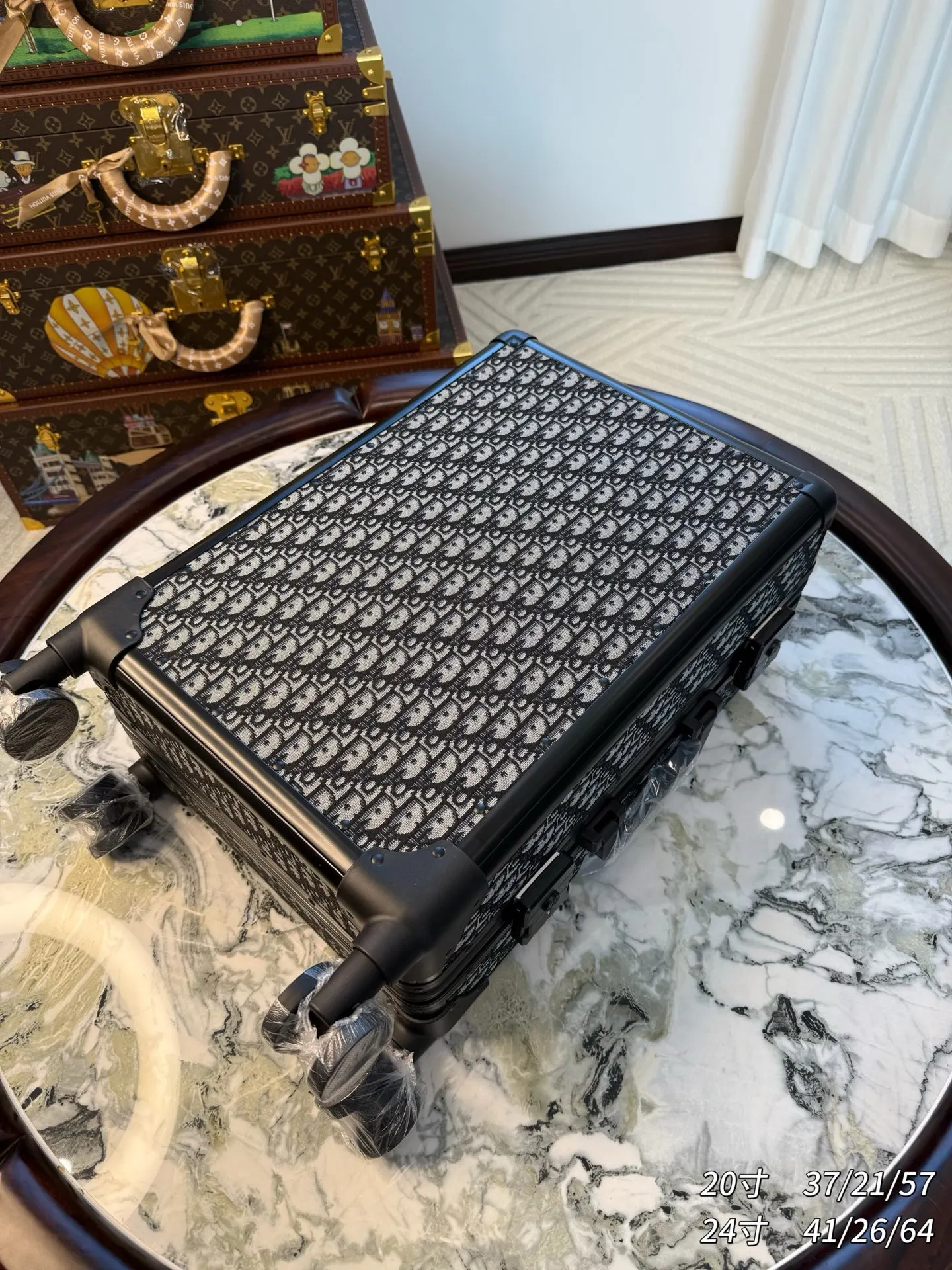 Dior 老花 经典老花 料铝框 耐看结实 行李箱 旅行拉杆款 轻便出行款