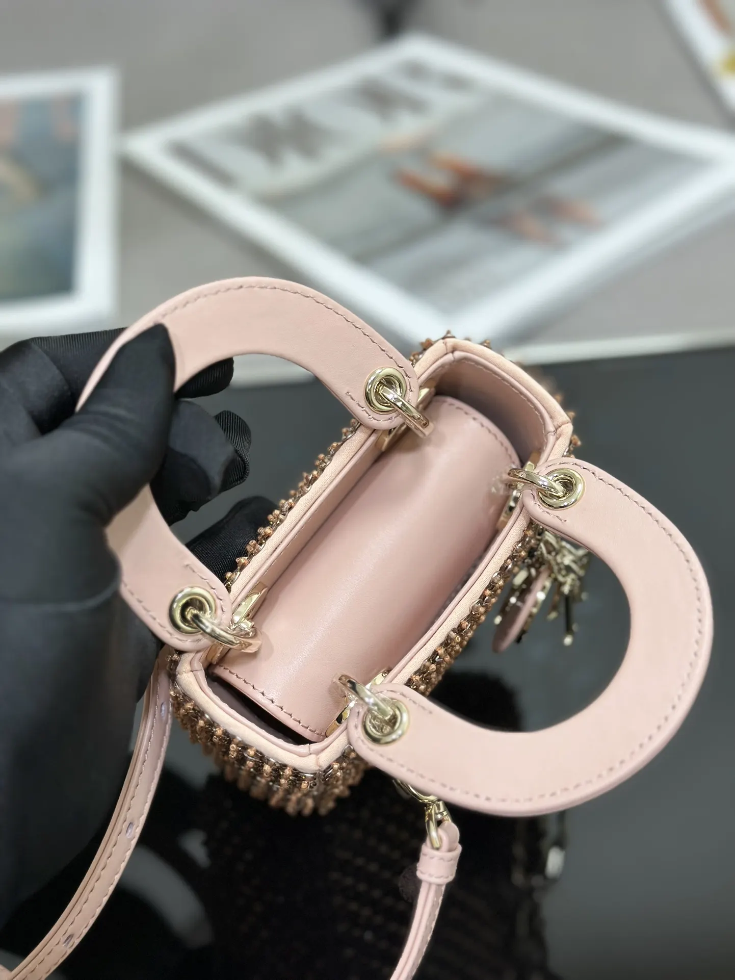 Dior Gold Chain Bag