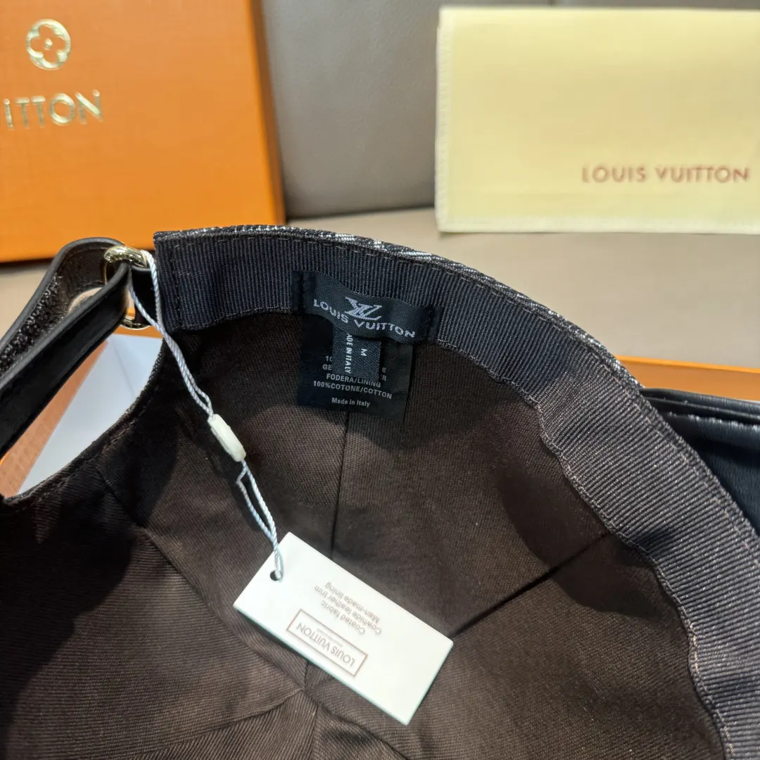 LV 牛皮 棒球帽 日常休闲款