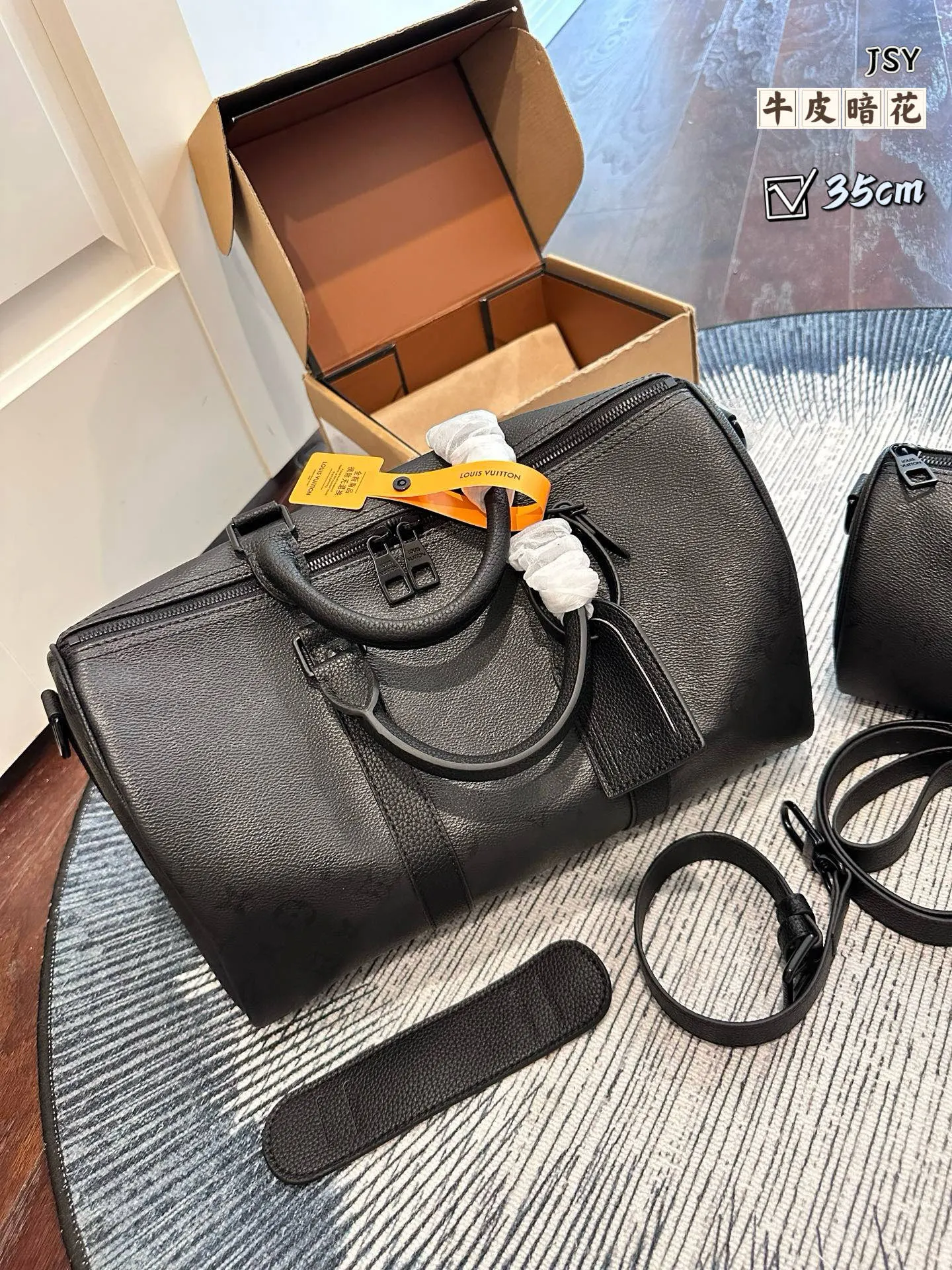 LV Keepall 老花 牛皮 旅行包 大容量旅行款
