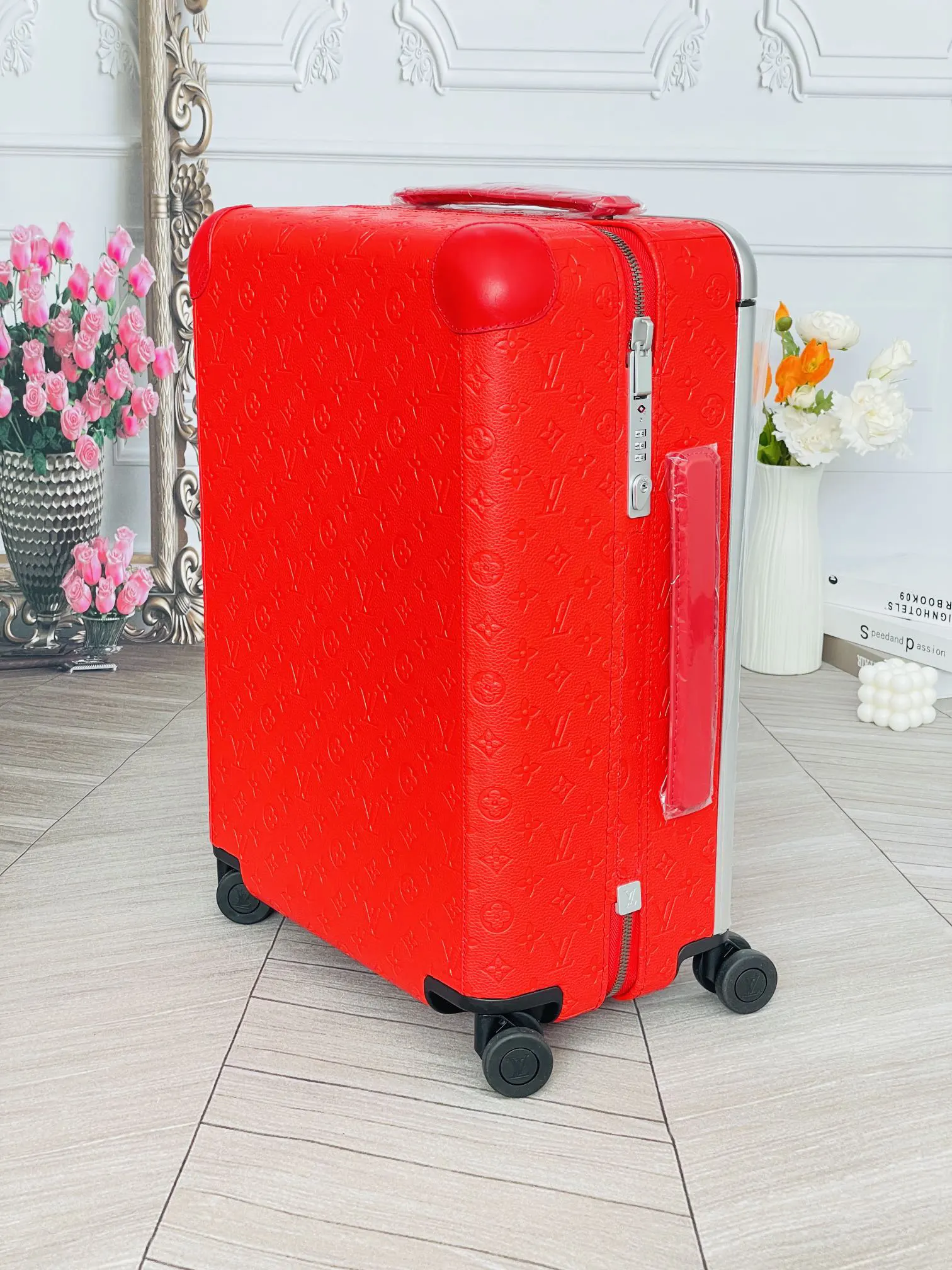 LV 老花 帆布 行李箱 旅行拉杆款 輕便出行款