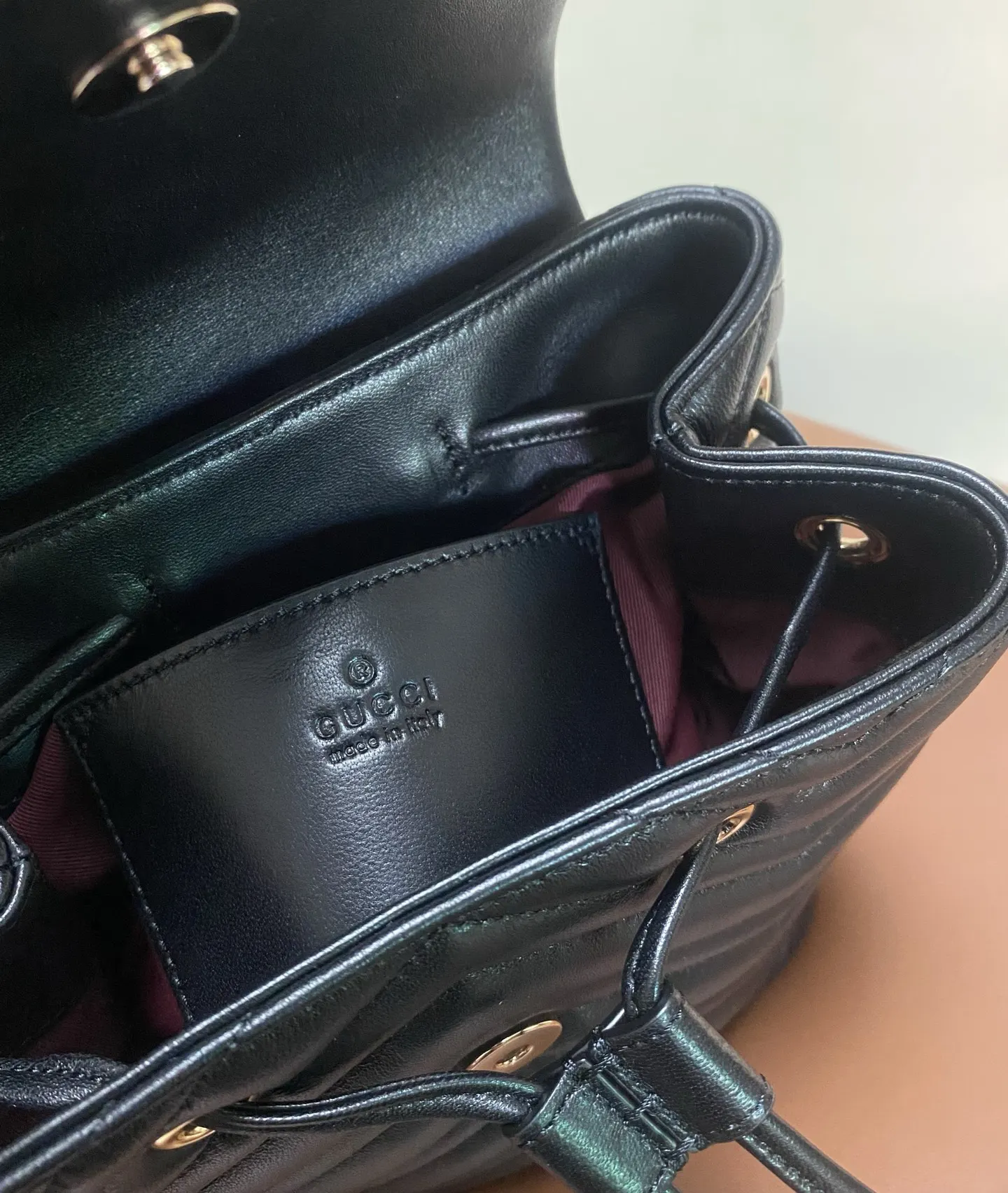 Gucci Black Backpack