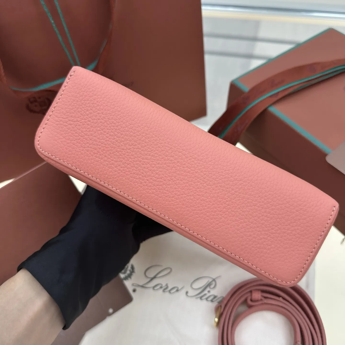 Red Crossbody Bag Lightweight Leather
