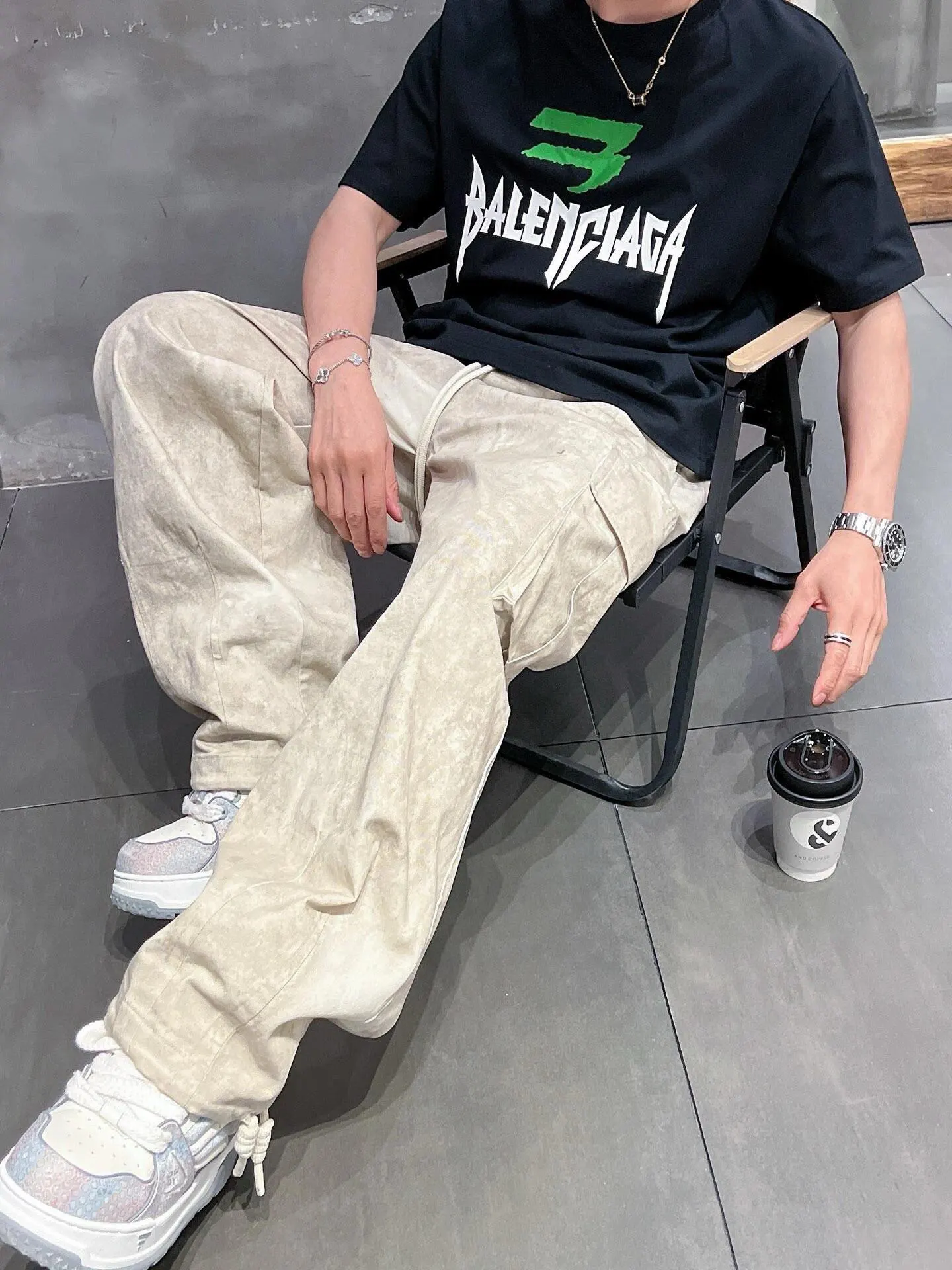 Balenciaga Logo 印花 短袖T恤