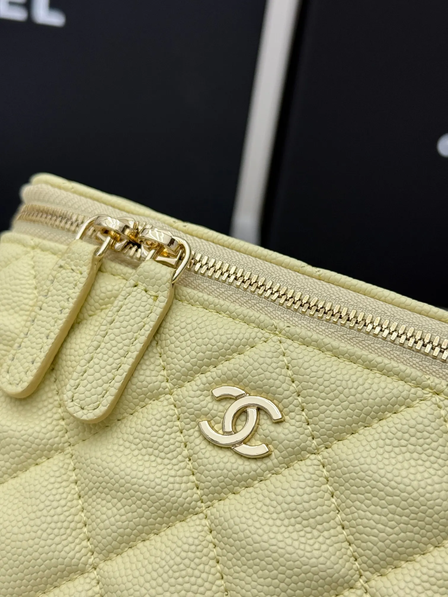 Chanel Gold Chain Bag Leather