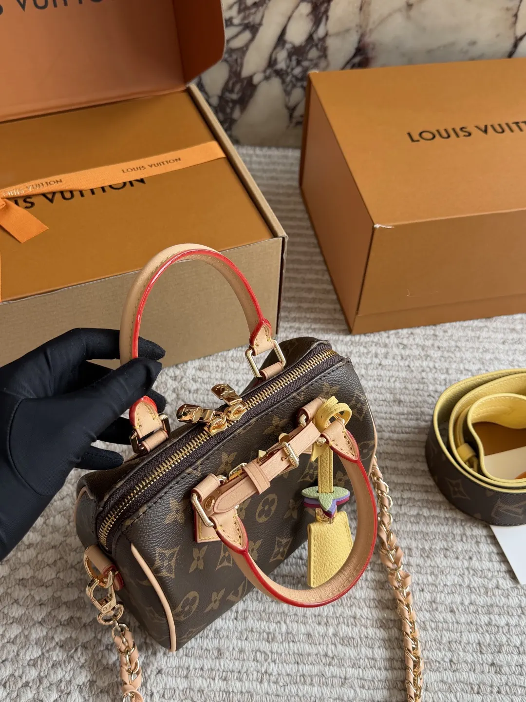 LV Speedy 枕头包 小枕头包 密封 对NANO 旅行袋 大容量旅行款