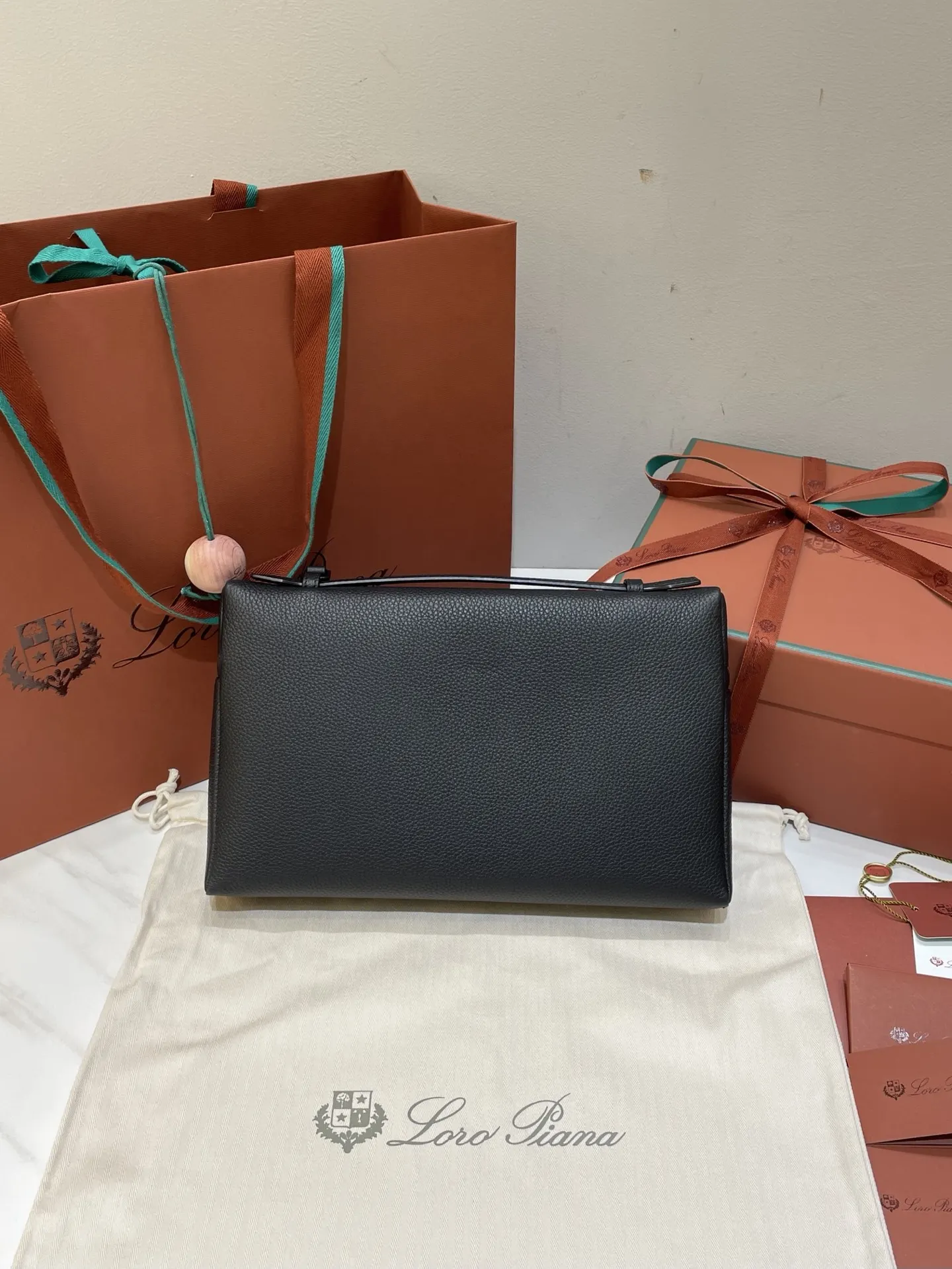 Black Clutch Bag Leather