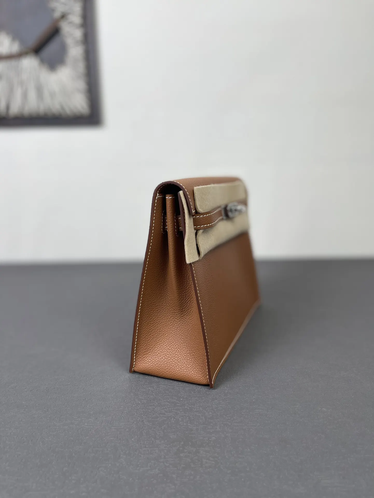 Brown Top Handle Bag Commuter