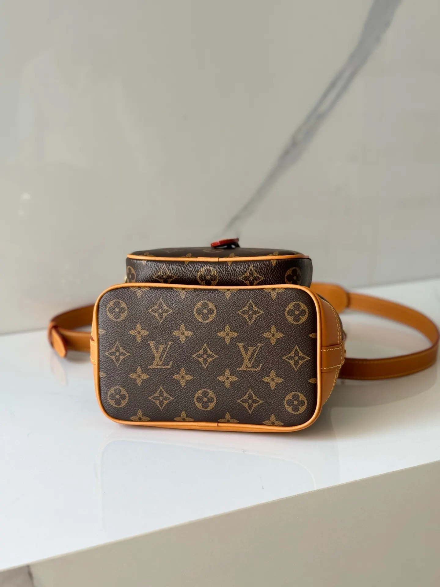 Monogram Bucket Bag Casual Canvas