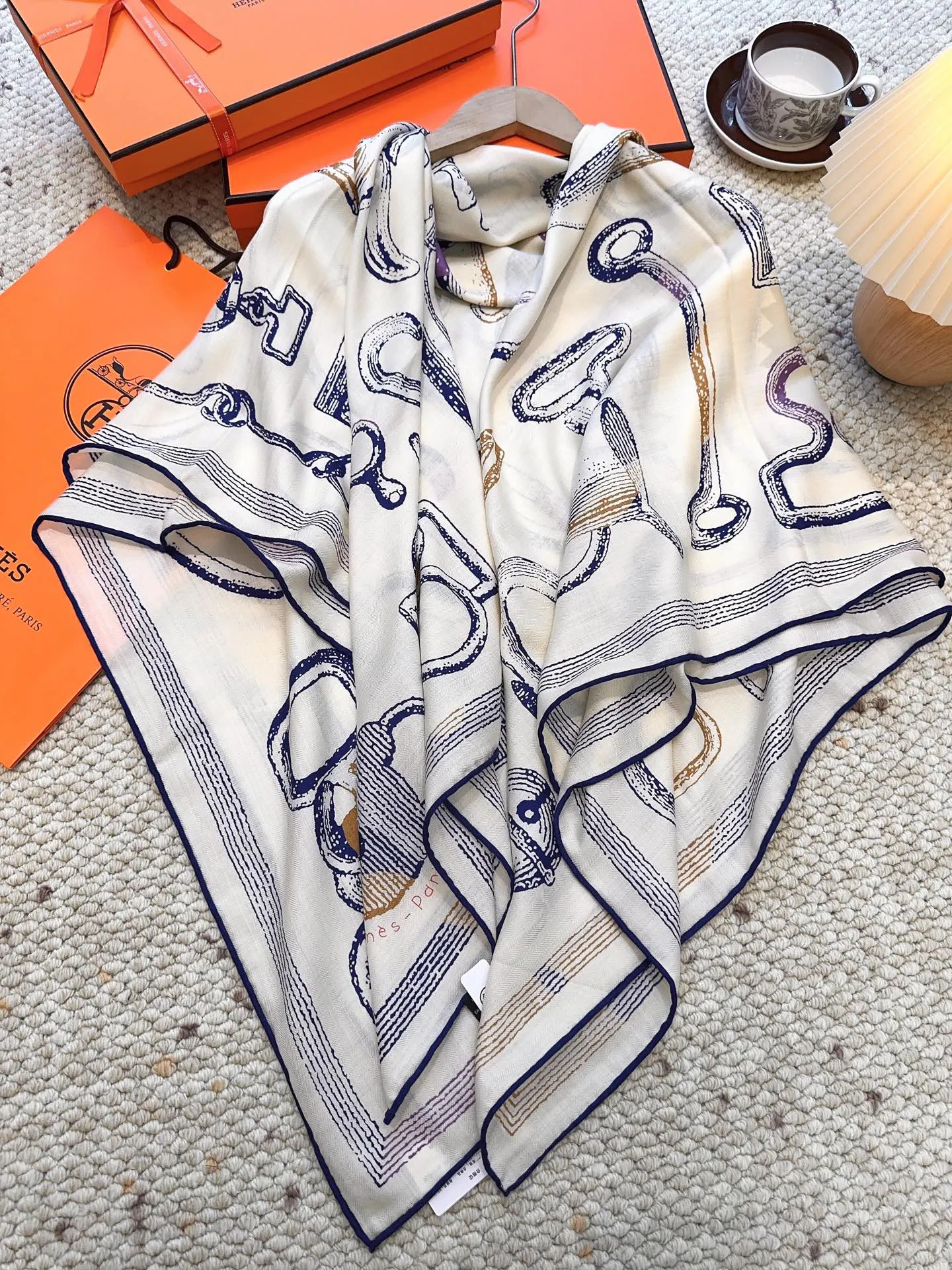 Hermès Brown Scarf