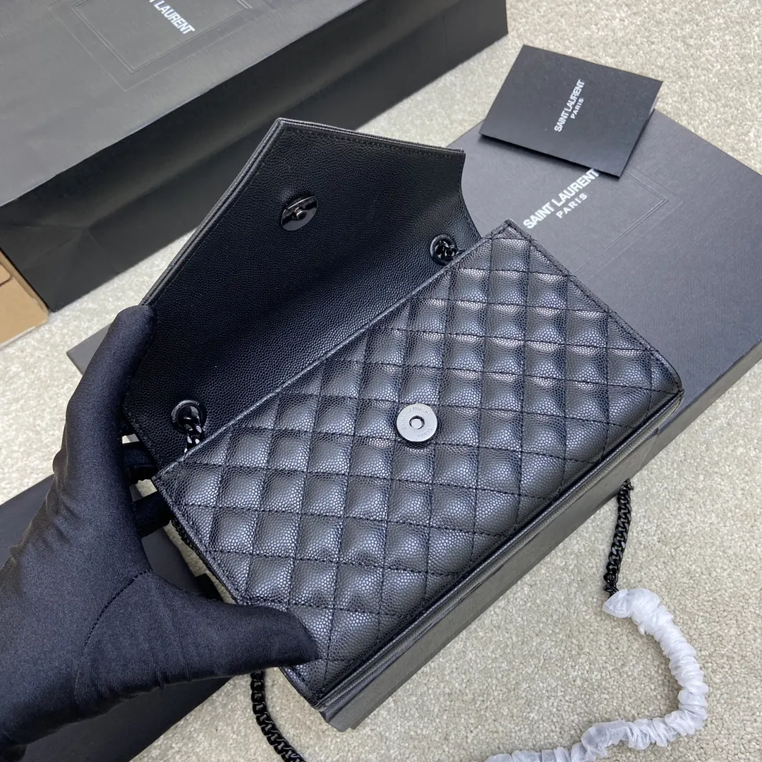 YSL 黑色 牛皮 拿上手就是 手提包 通勤手提款