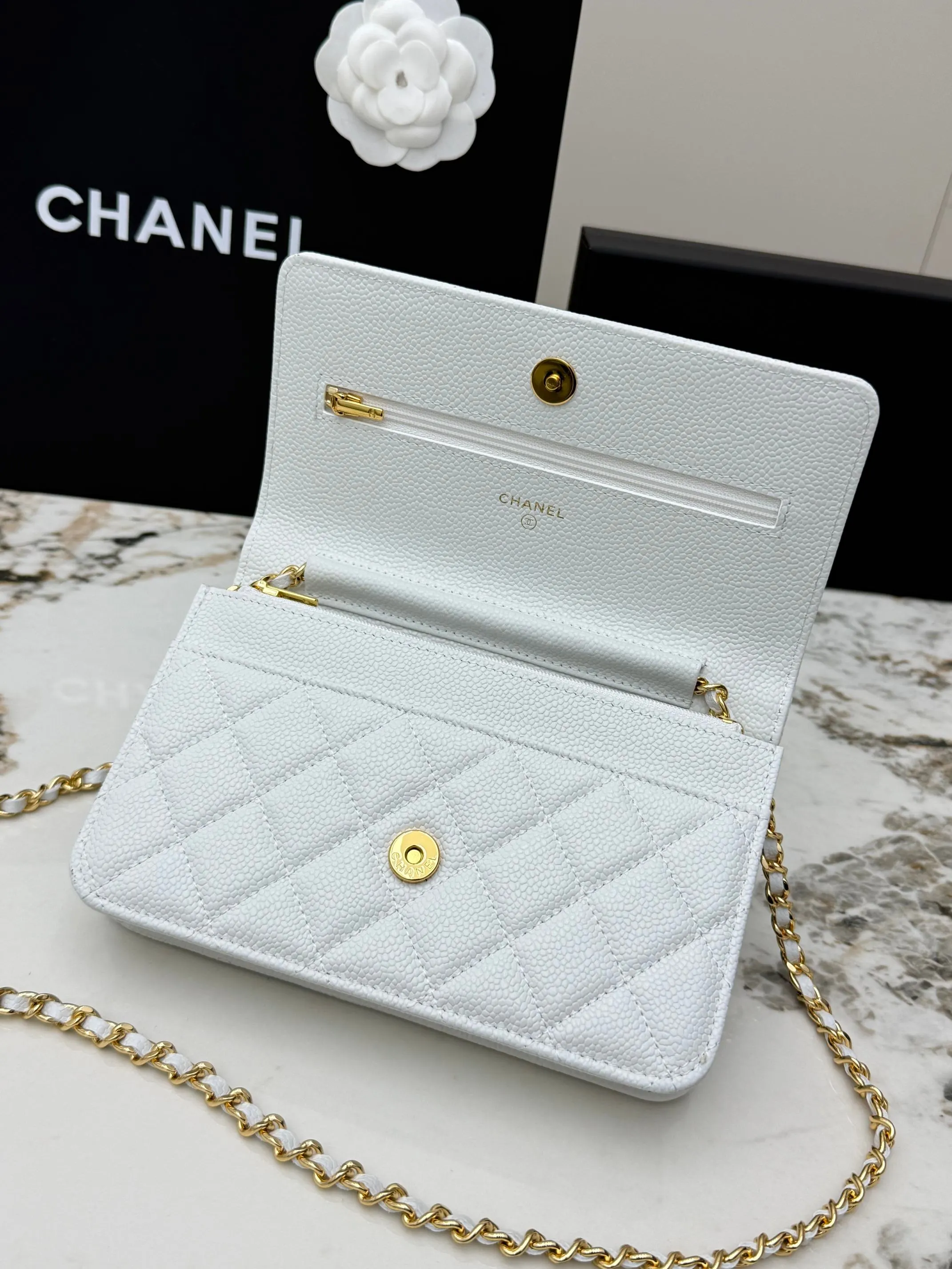 Chanel Chain Bag Leather
