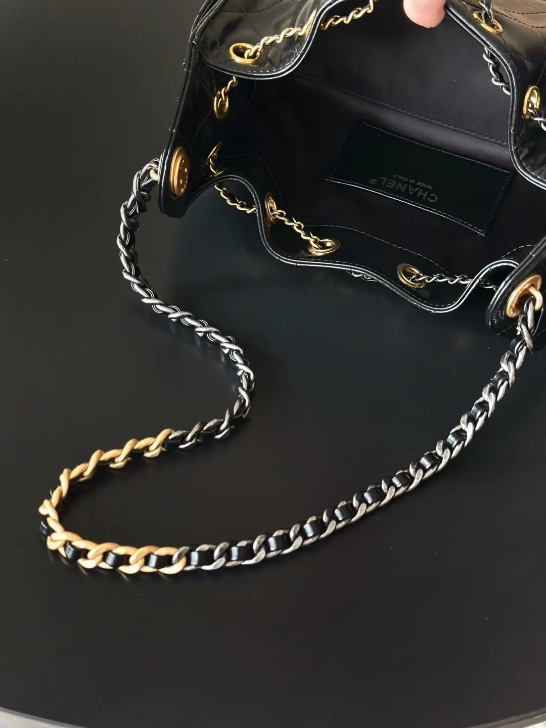Bucket Bag Casual Leather