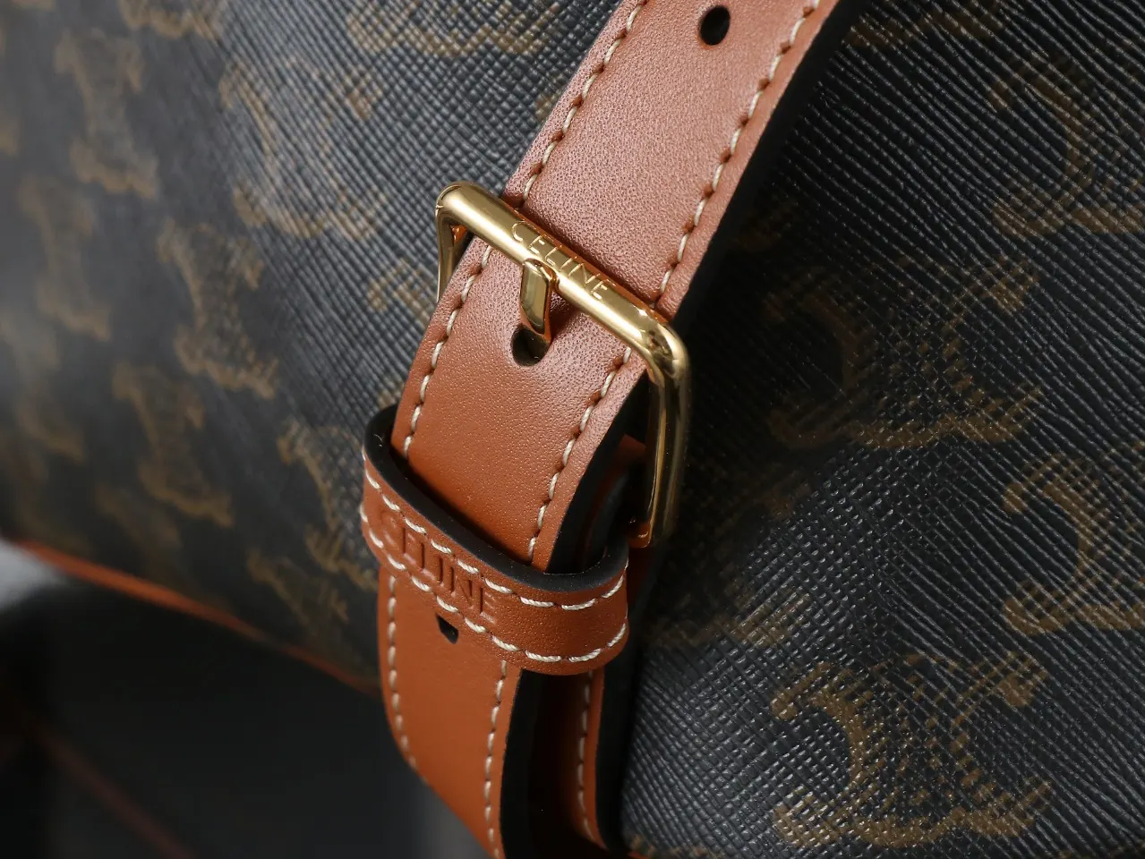 Gold Backpack Leather