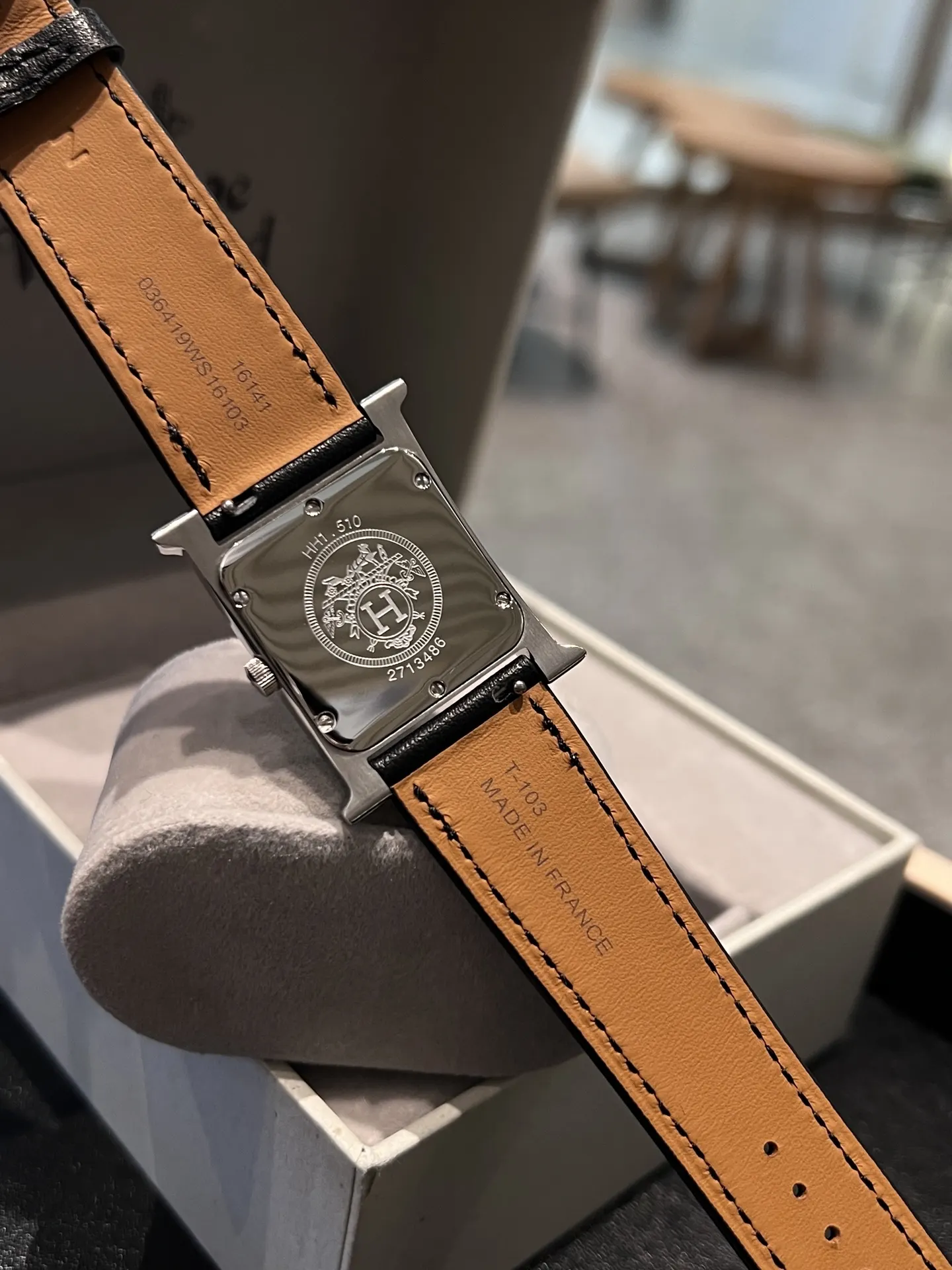 Hermès Leather Quartz Watch