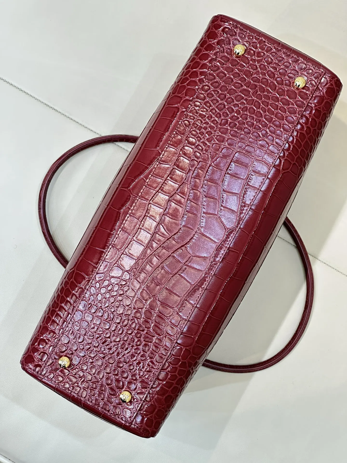 Red Top Handle Bag Commuter