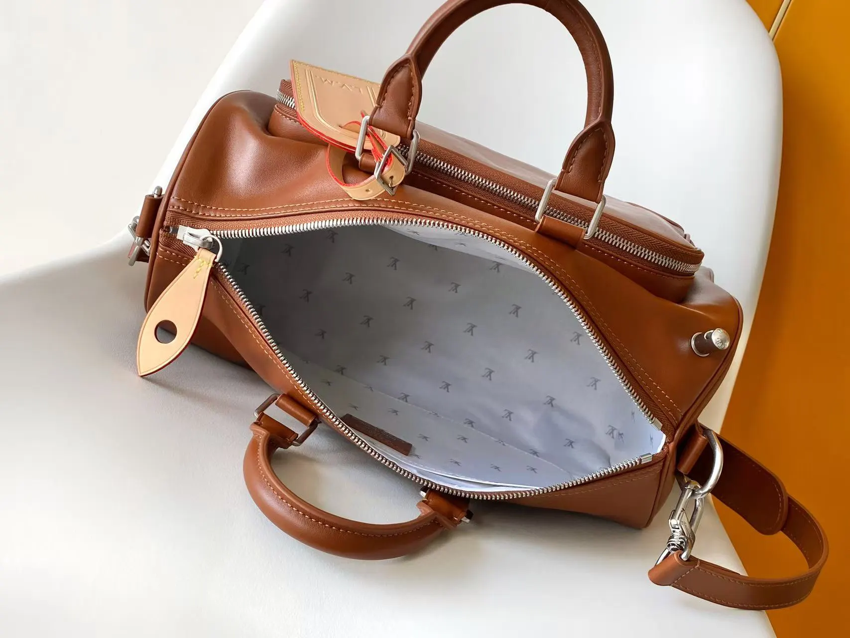 Keepall 棕色 牛皮 旅行袋 大容量旅行款