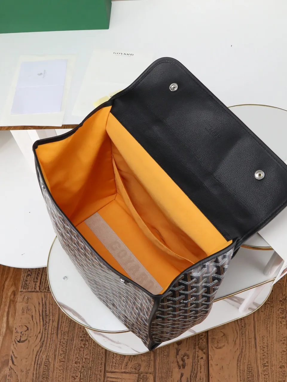 Goyard Black Backpack