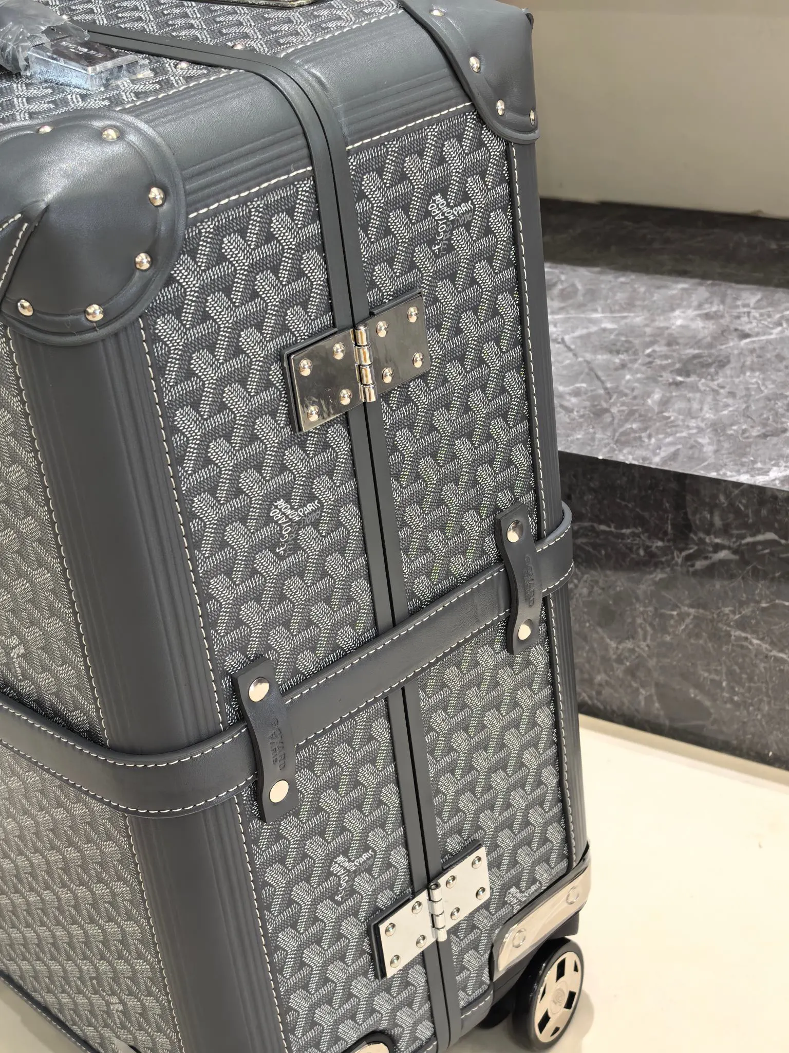 Goyard 戈雅 寸登机箱 全手工精心打造 行李箱 旅行拉杆款 輕便出行款